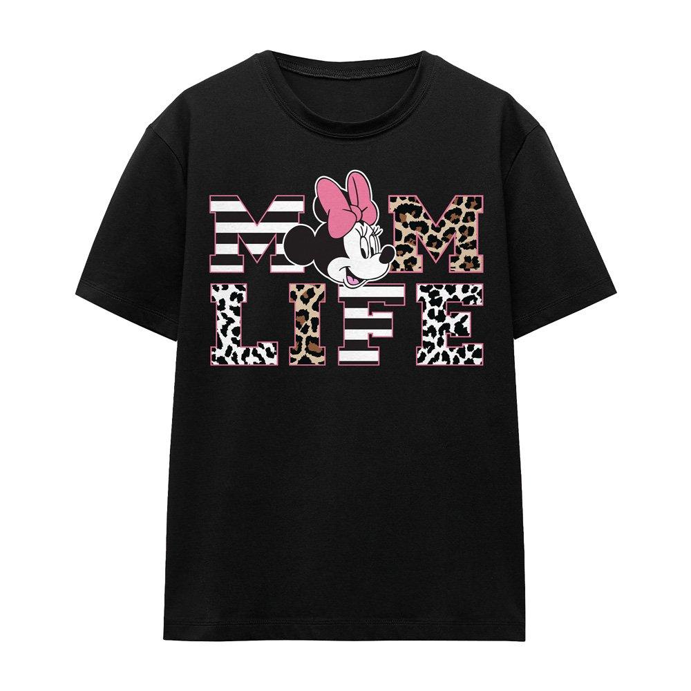 Black - Disney - Minnie Mouse Mom Life T-Shirt Black - 4