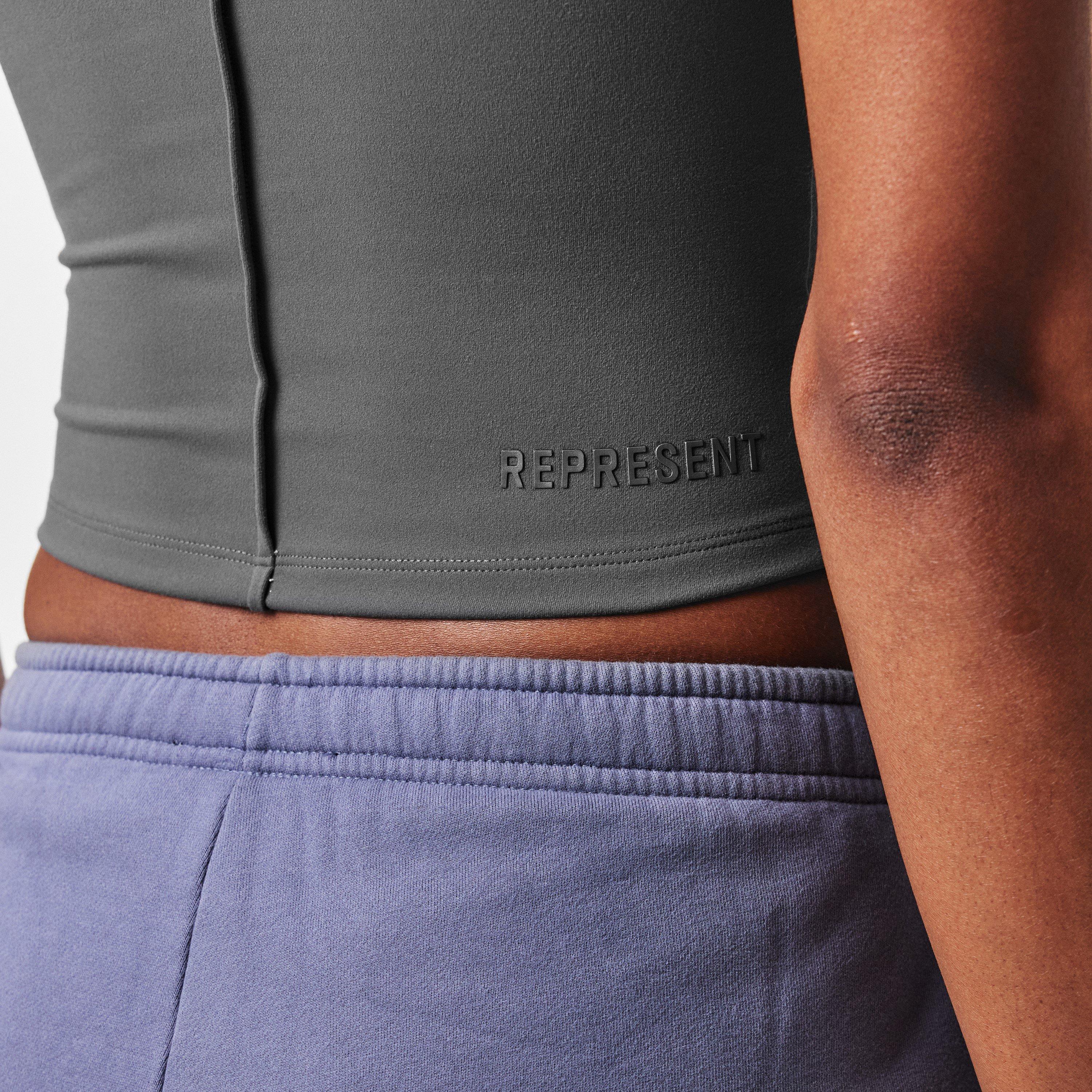 Grey - Represent - Women's Rep Baby T-Shirt, 90s-Inspired Fitted - 5