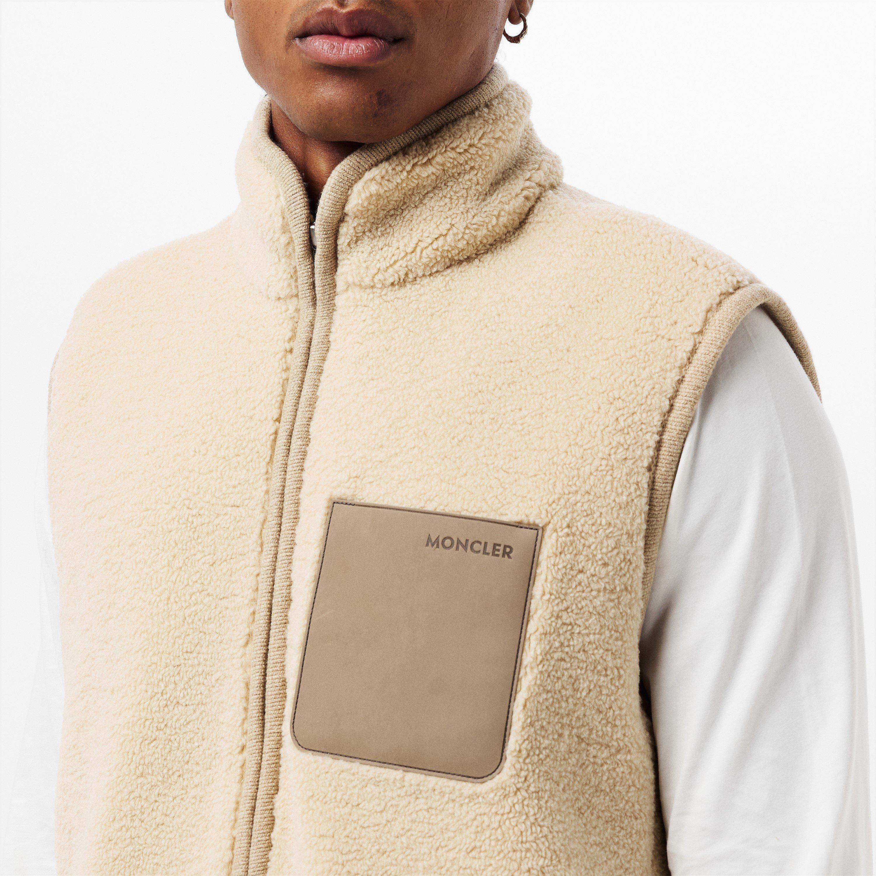 Beige 200 - Moncler - Men's Quilted Sleeveless Gilet - 5