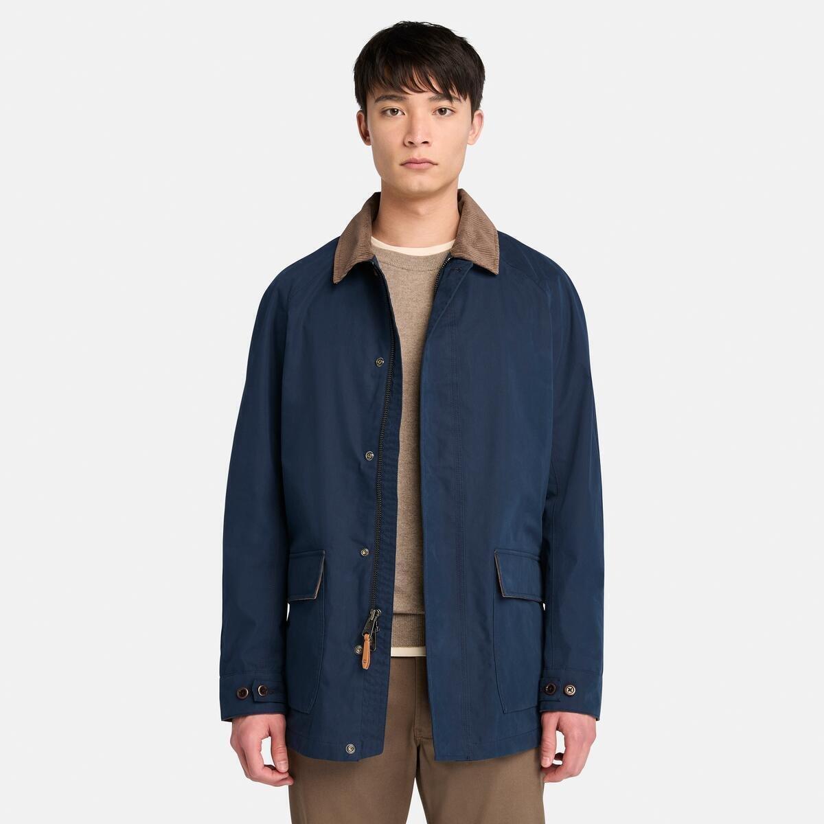 Dark Sapphire - Timberland - Men's Timb Cotton Structured Fit Barn Jacket - 1