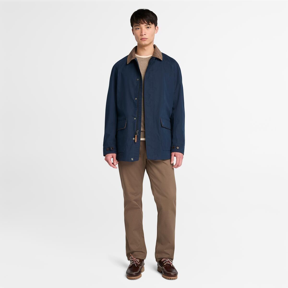 Dark Sapphire - Timberland - Men's Timb Cotton Barn Jacket - 3