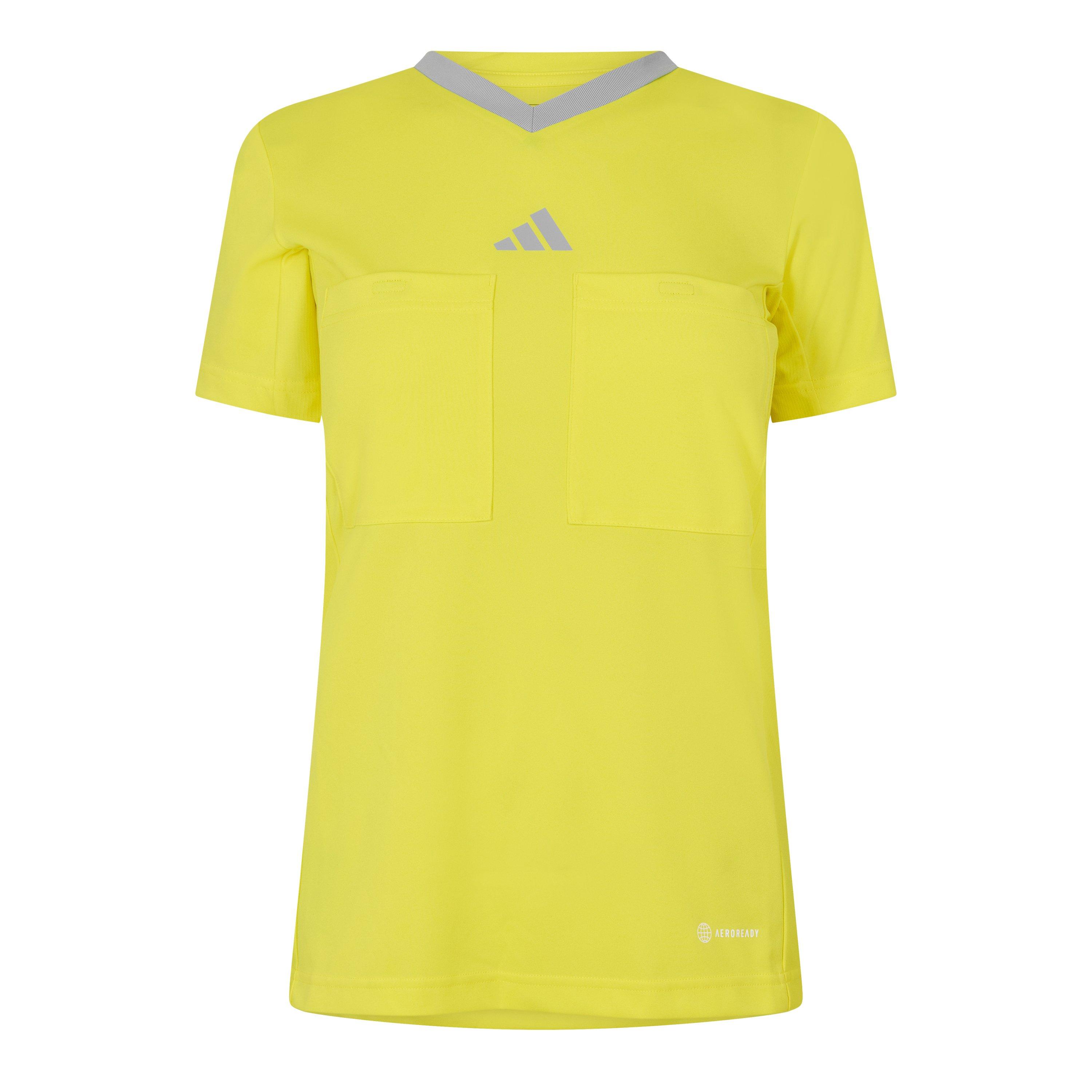 Adidas Women's Ref 22 Jersey Referee Shirt - Bright Yellow - 12 (M)