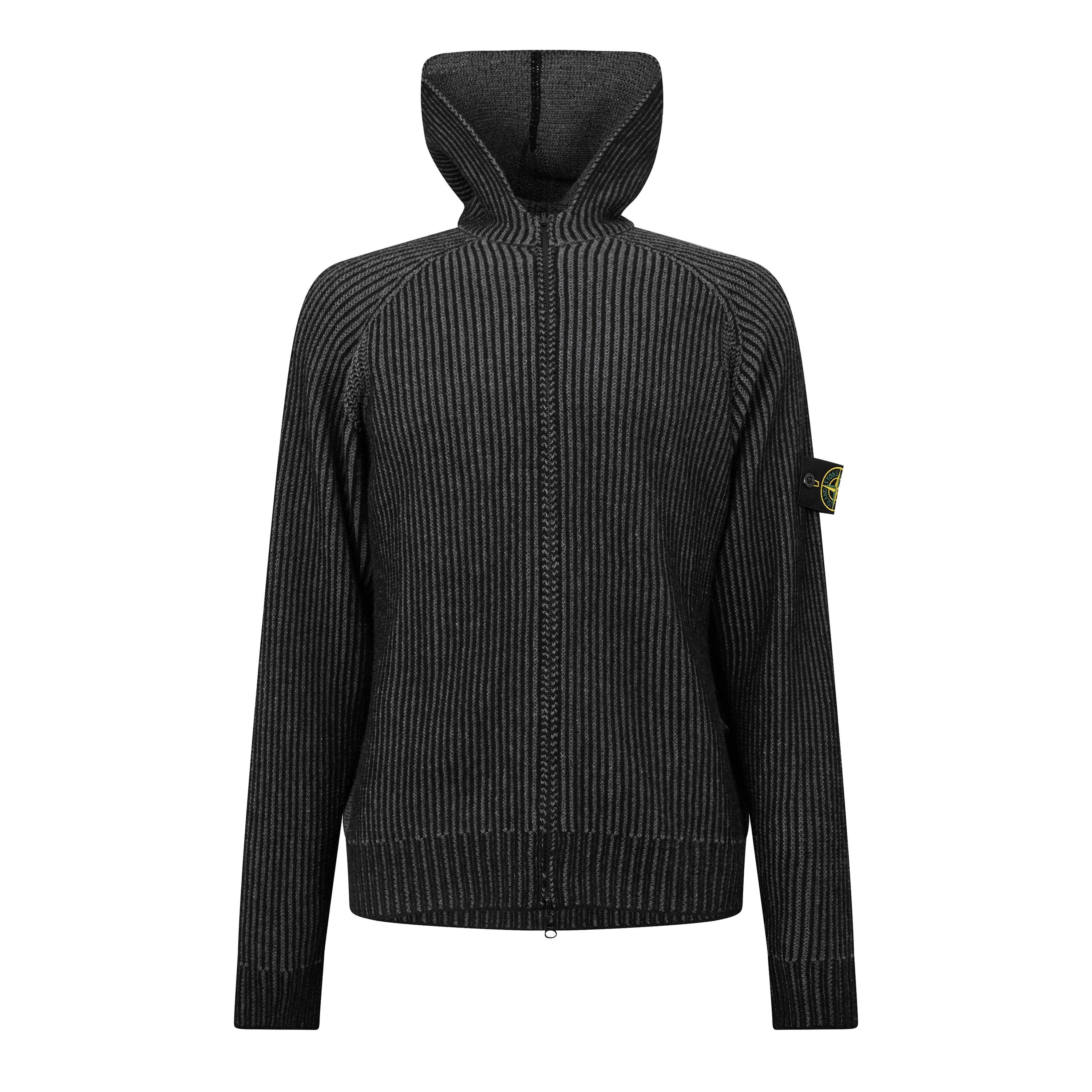 Black V0029 - Stone Island - Stone Cashmere Zip Sn64 - 1