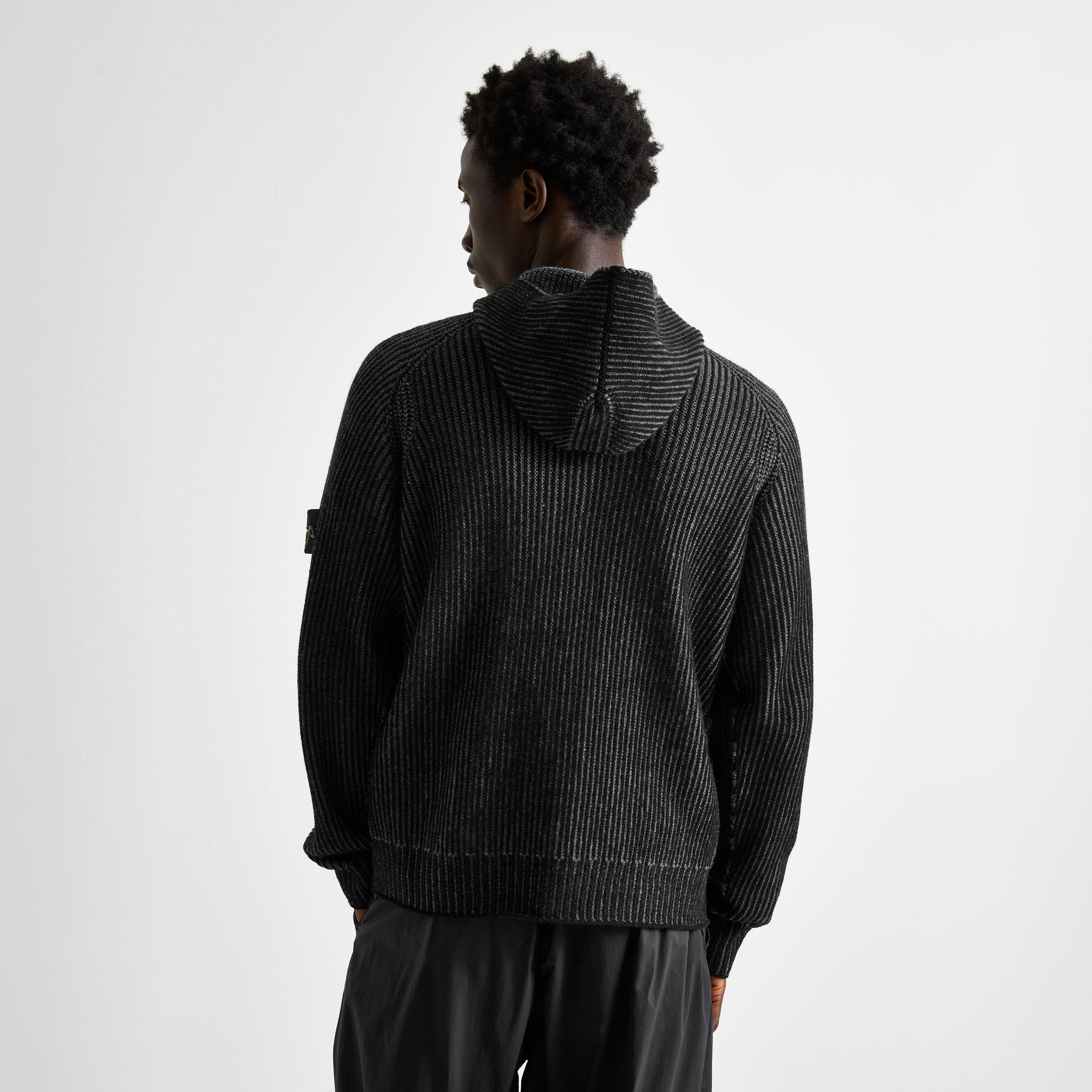 Black V0029 - Stone Island - Stone Cashmere Zip Sn64 - 4