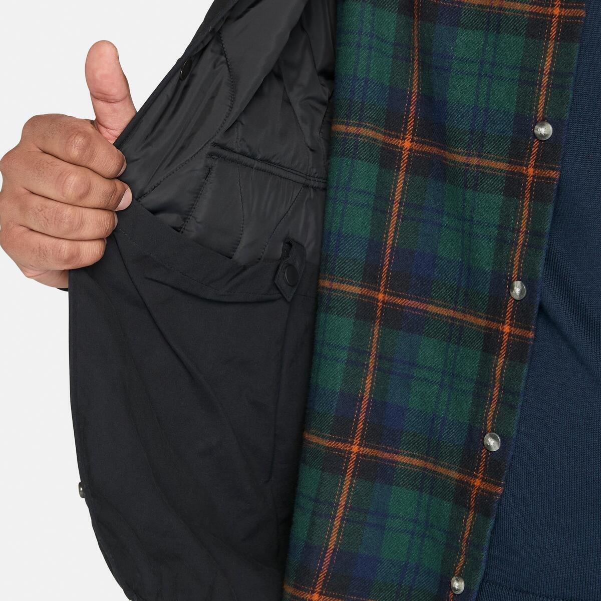 Black - Timberland - Men's Diamond Quilted Weather-Resistant Jacket - 4