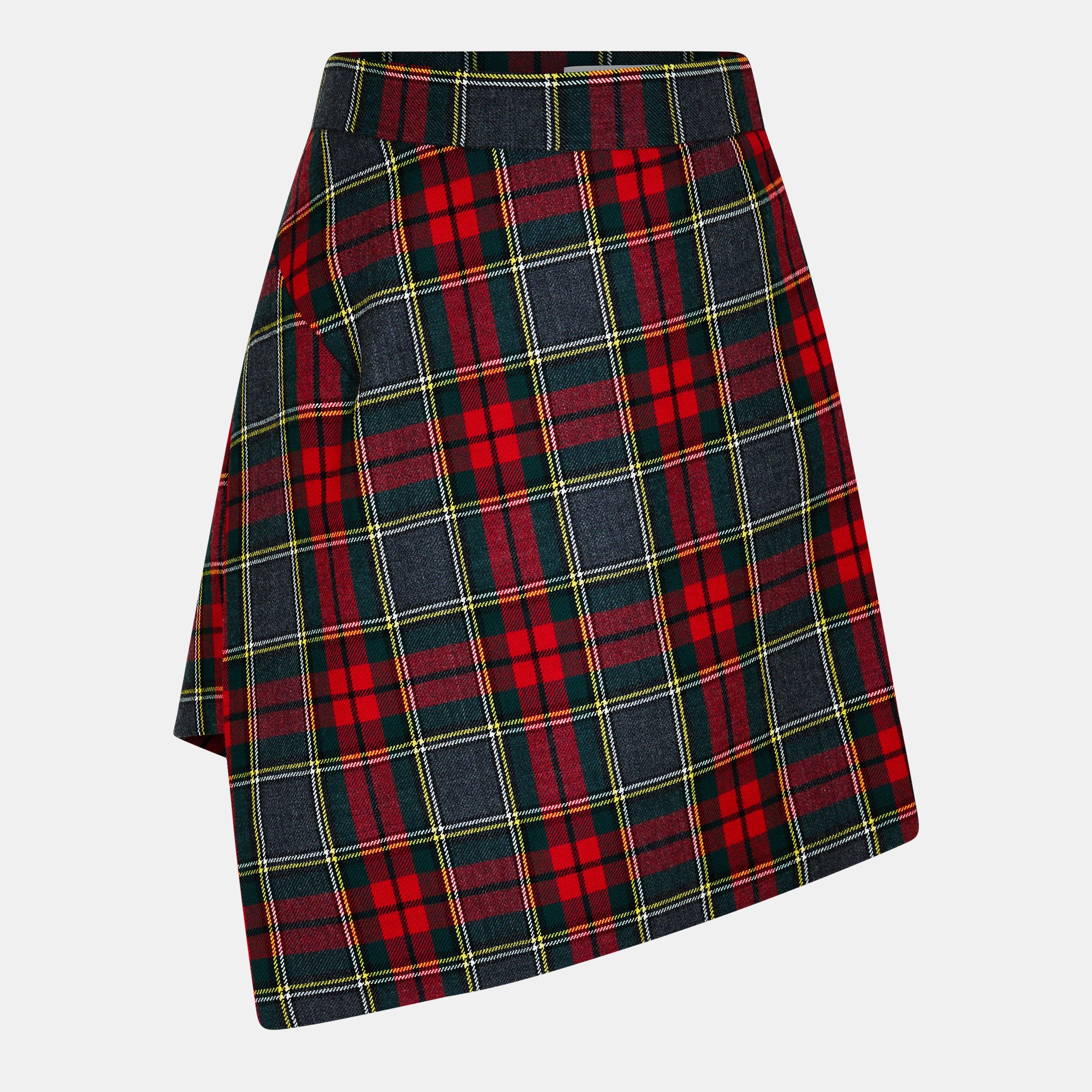 Red/Green - Vivienne Westwood - Women's Viv Tartan Mini Skirt - 1