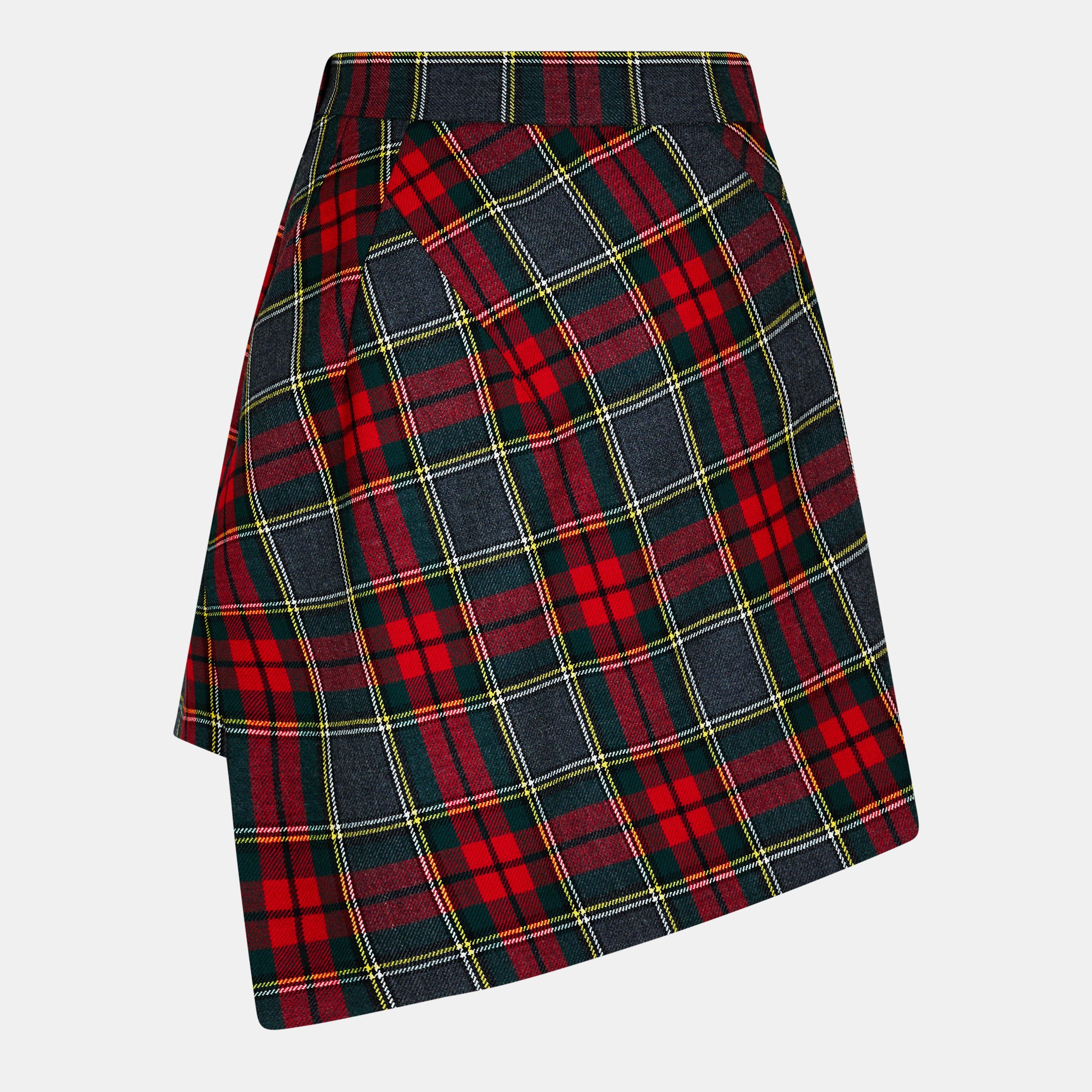 Red/Green - Vivienne Westwood - Women's Viv Tartan Mini Skirt - 2