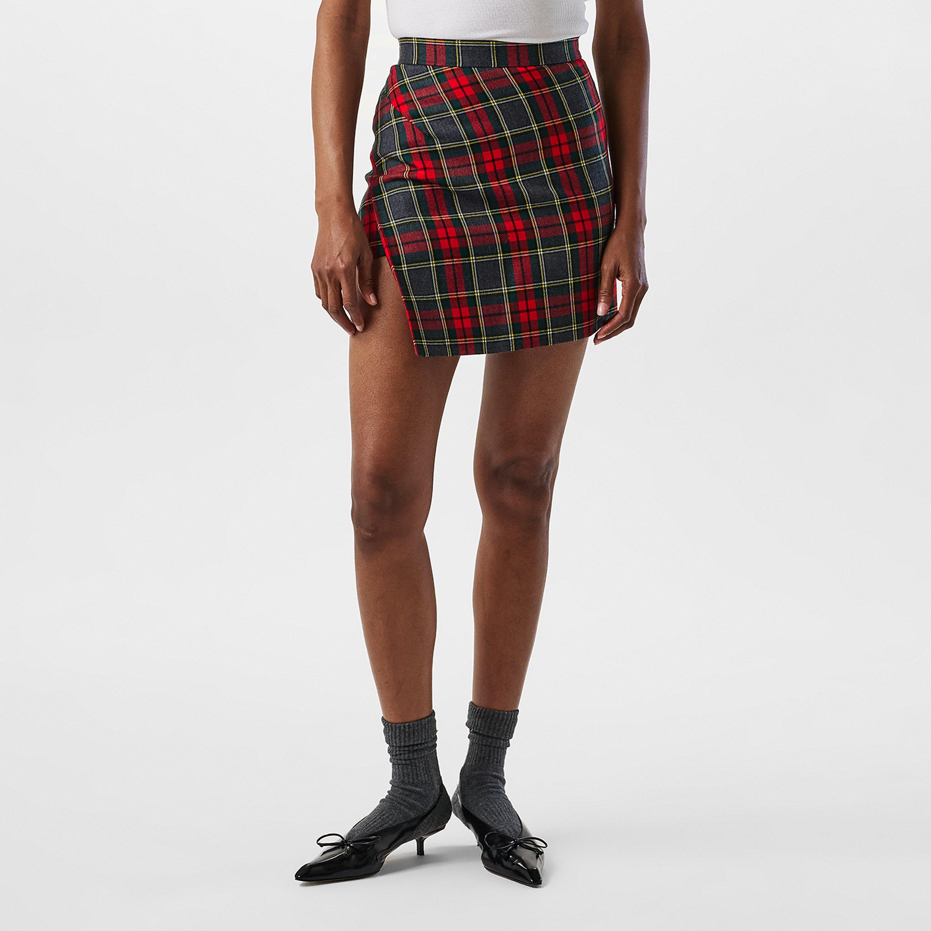Red/Green - Vivienne Westwood - Women's Viv Tartan Mini Skirt - 3
