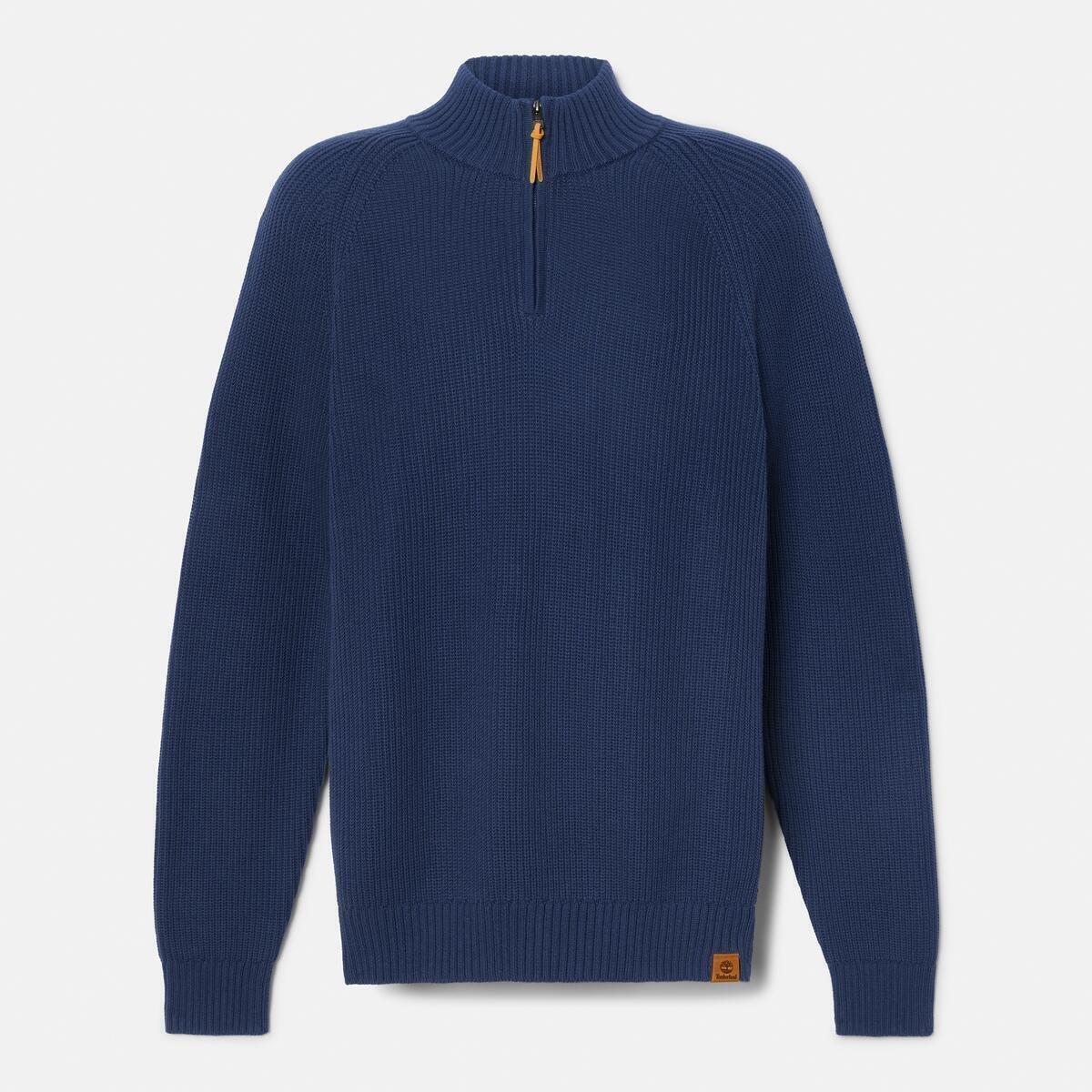 Timberland Men's Ribbed Crew Neck Jumper - Peacoat - L