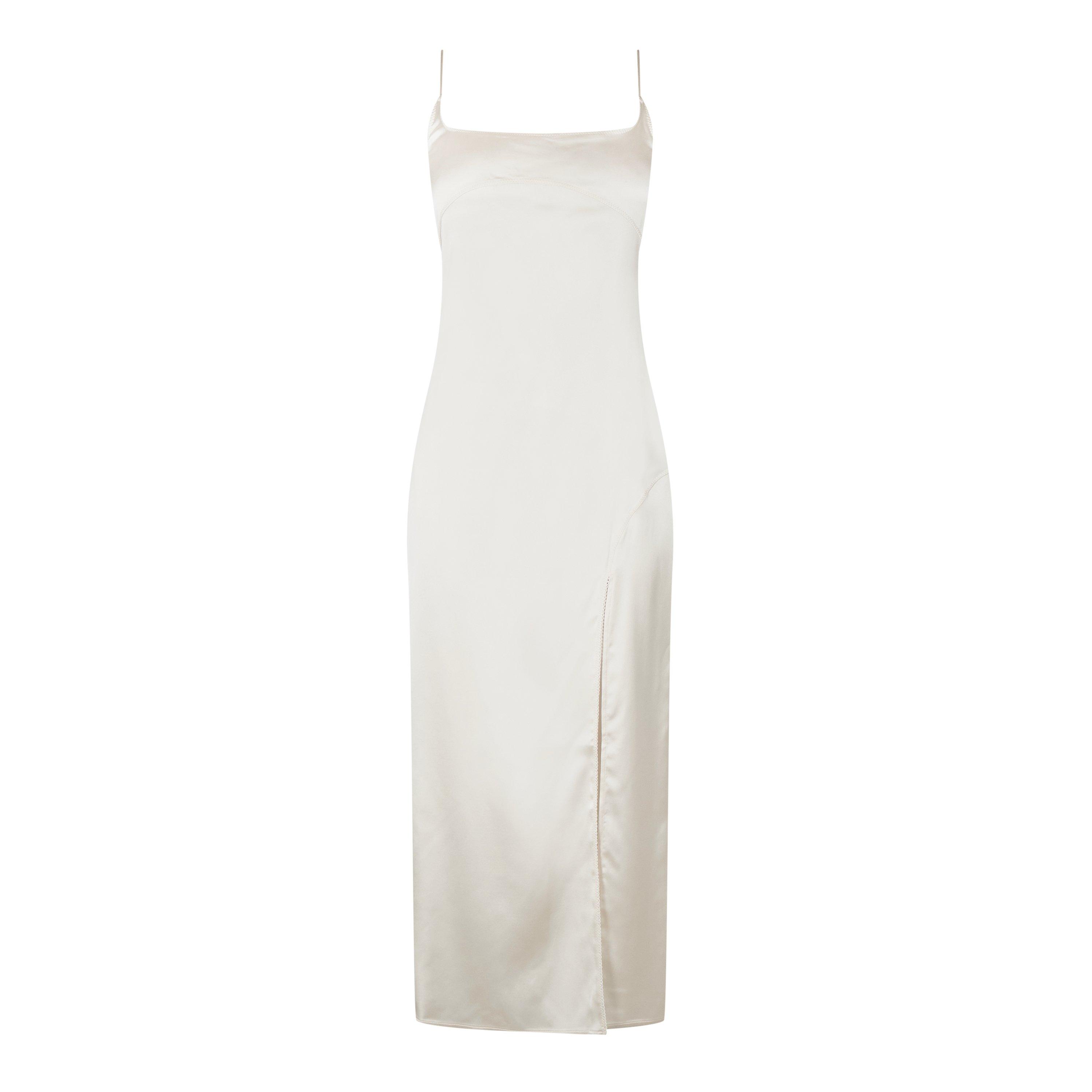 Off White - Jacquemus - Women's Slit Slip Dress - 5