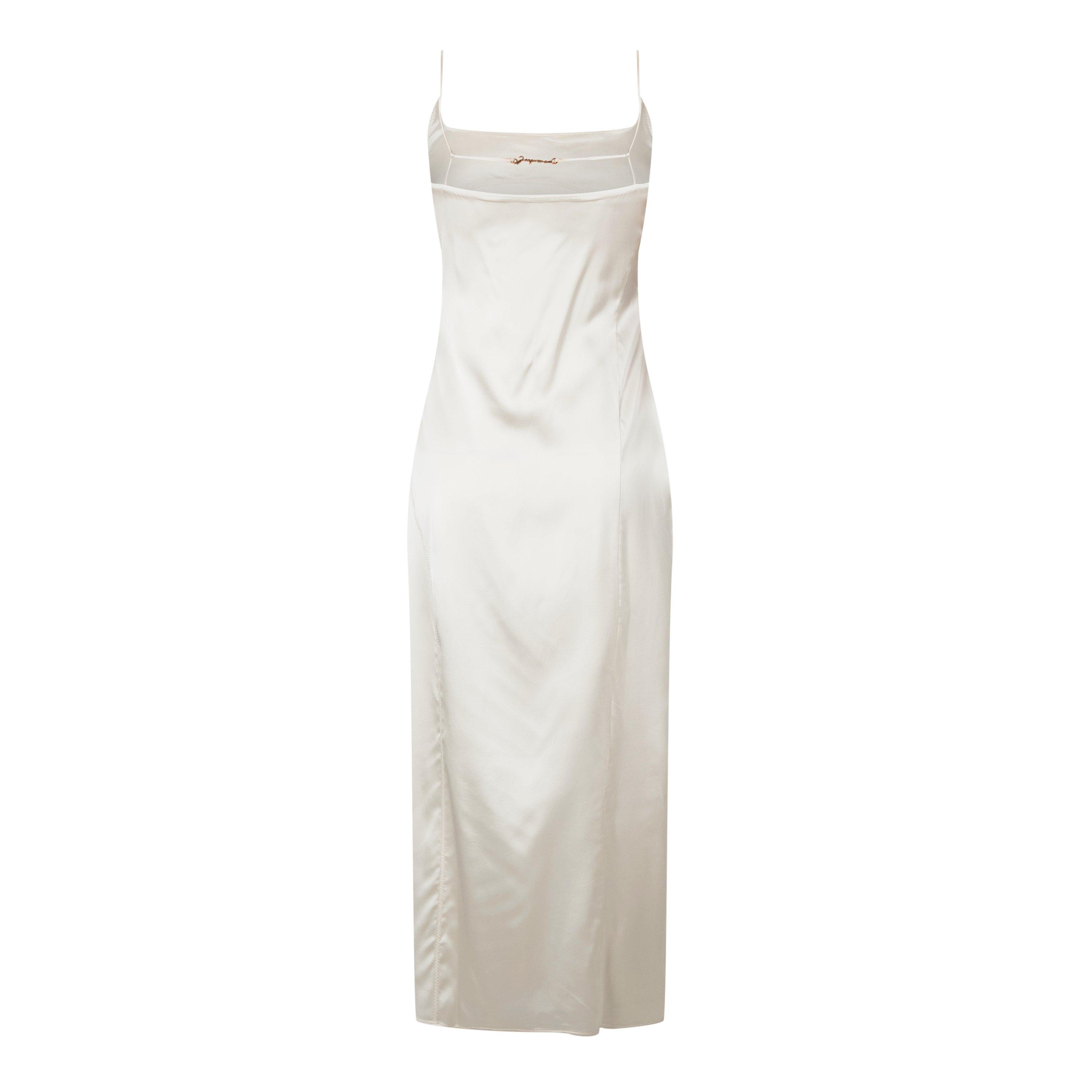 Off White - Jacquemus - Women's Slit Slip Dress - 6