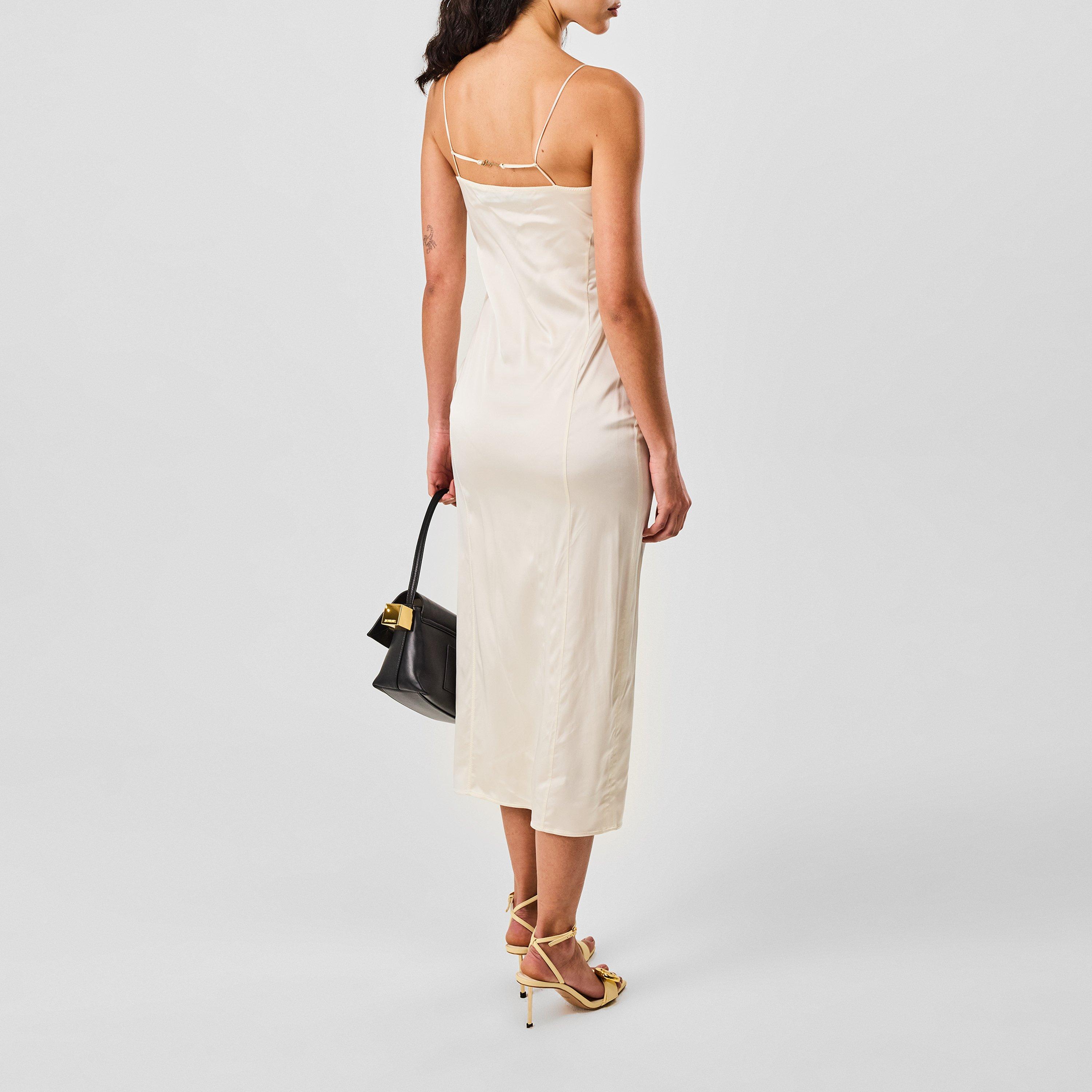Off White - Jacquemus - Women's Slit Slip Dress - 3