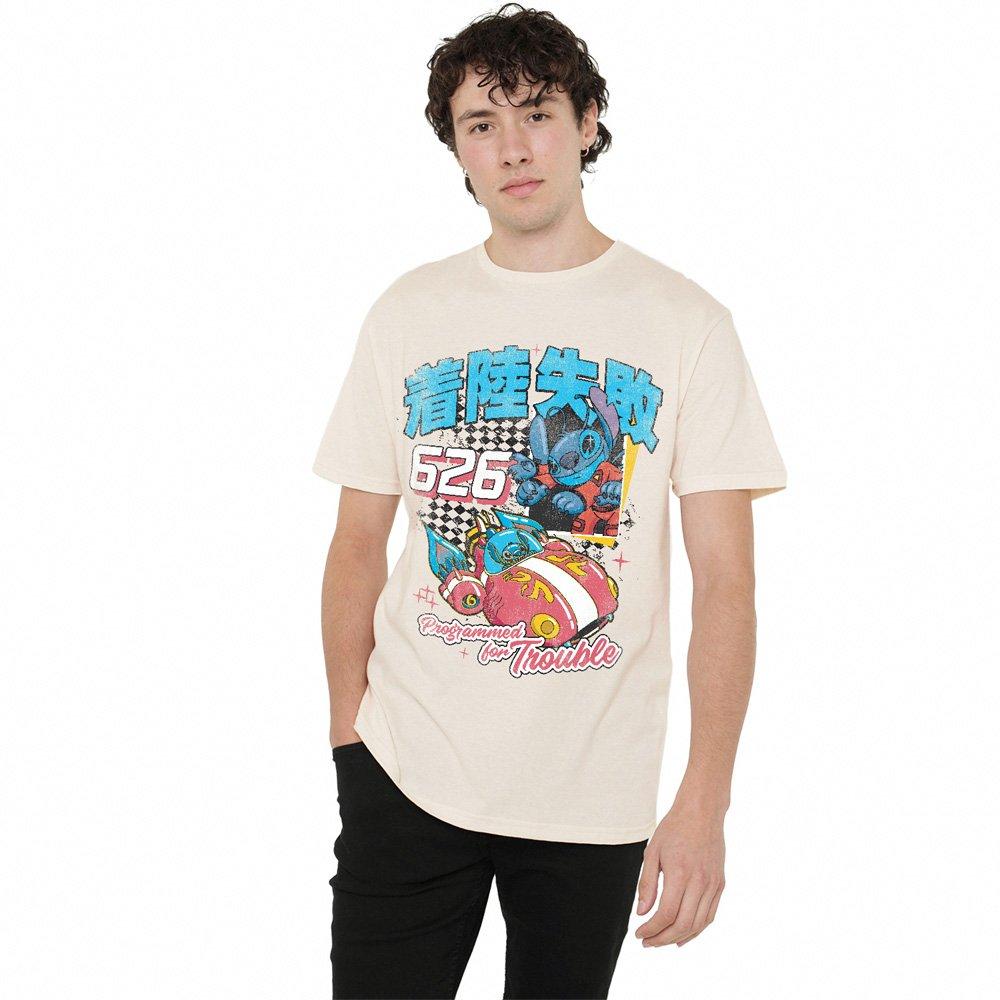 Natural - Disney - Lilo And Stitch Manga Race T-Shirt Natural - 1