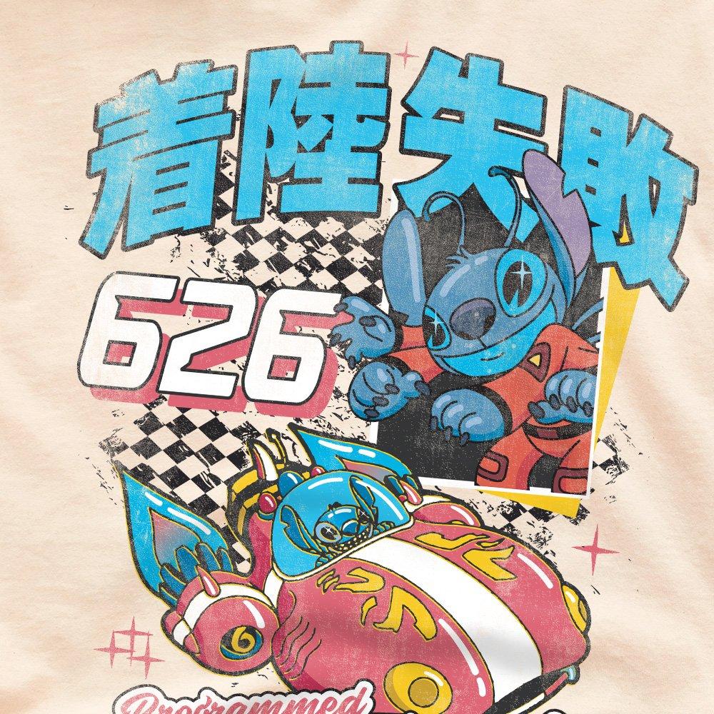 Natural - Disney - Lilo And Stitch Manga Race T-Shirt Natural - 2