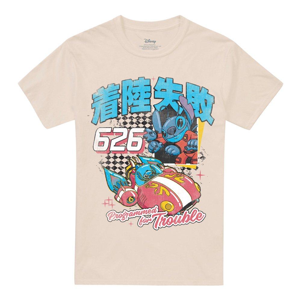 Natural - Disney - Lilo And Stitch Manga Race T-Shirt Natural - 4