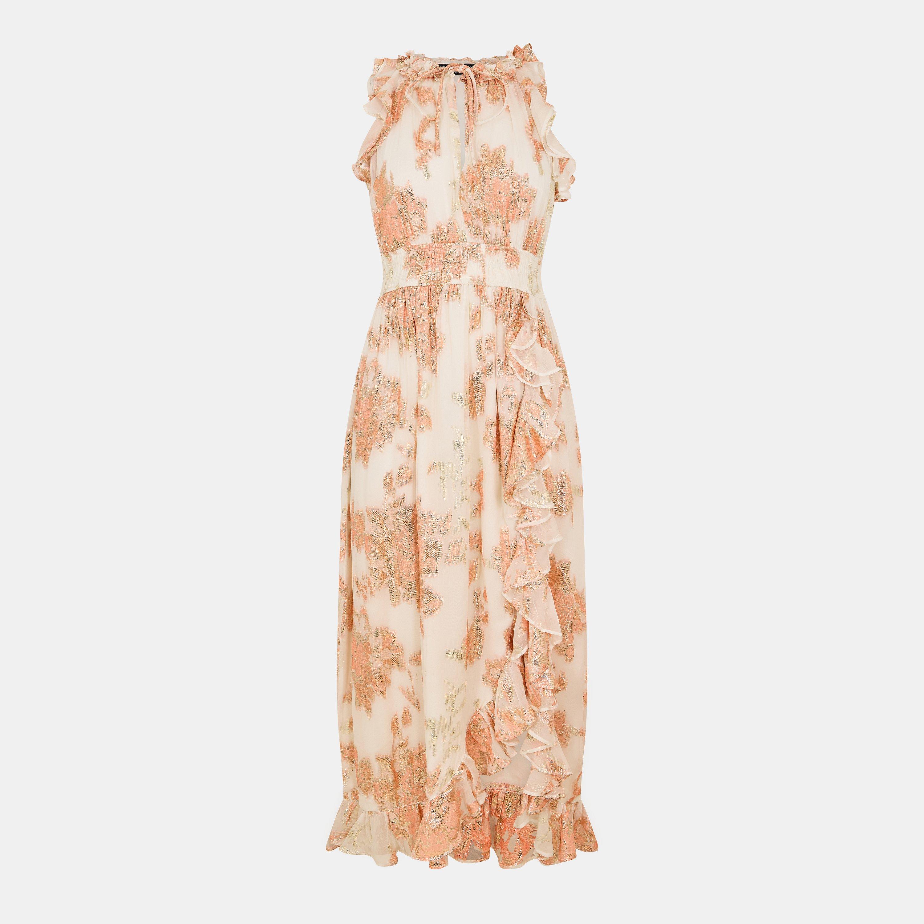 Ballet Pink - French Connection - Women's Elko Maxi Dress - 1