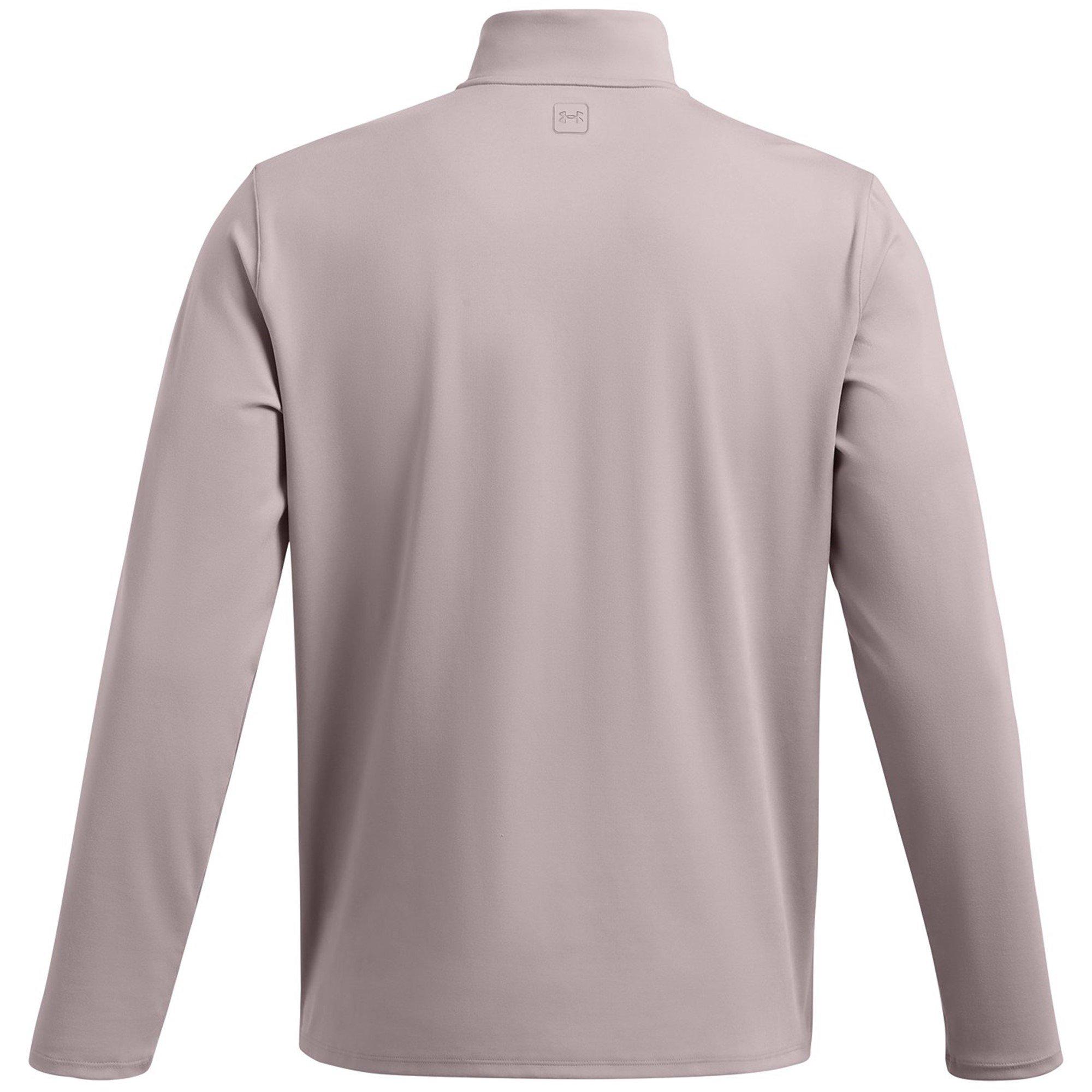 Grey - Under Armour - Meridian Quarter-Zip Fleece - 2