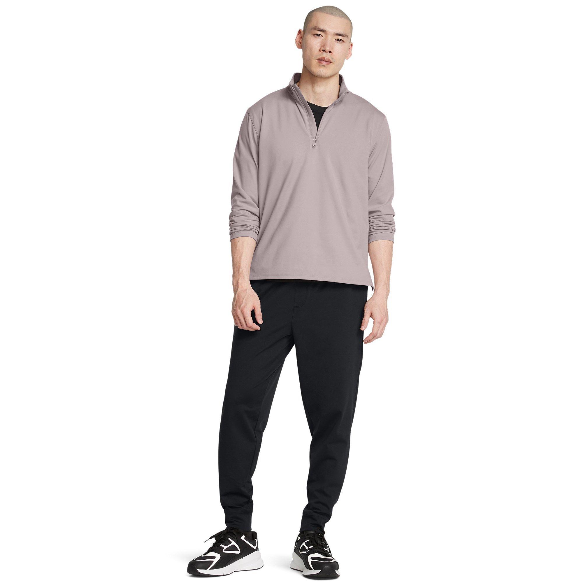 Grey - Under Armour - Meridian Quarter-Zip Fleece - 6
