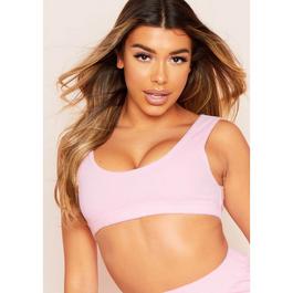 Missy Empire Velour Crop Top