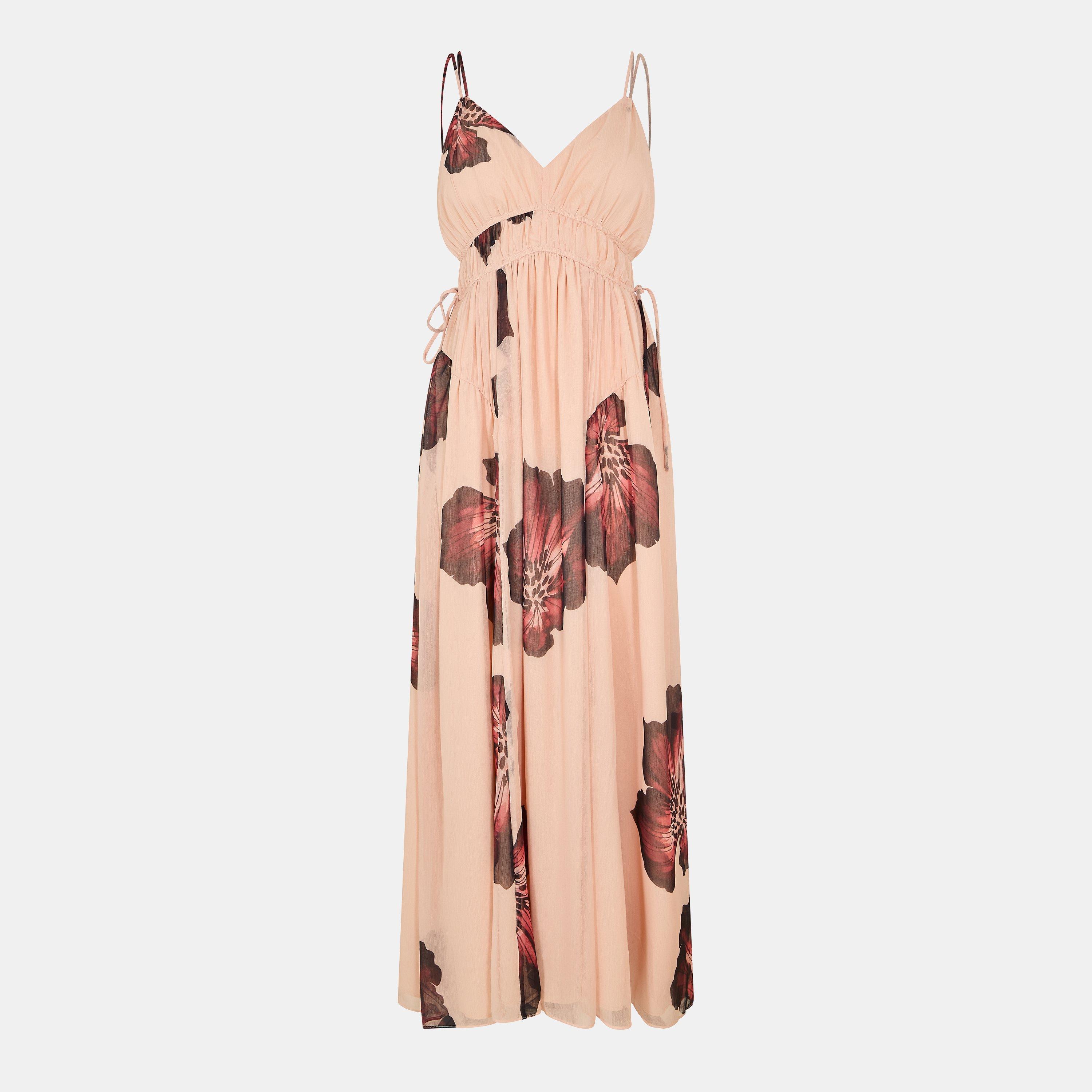 Blush Pink - French Connection - Women's Hallie Long Maxi Dress - 1