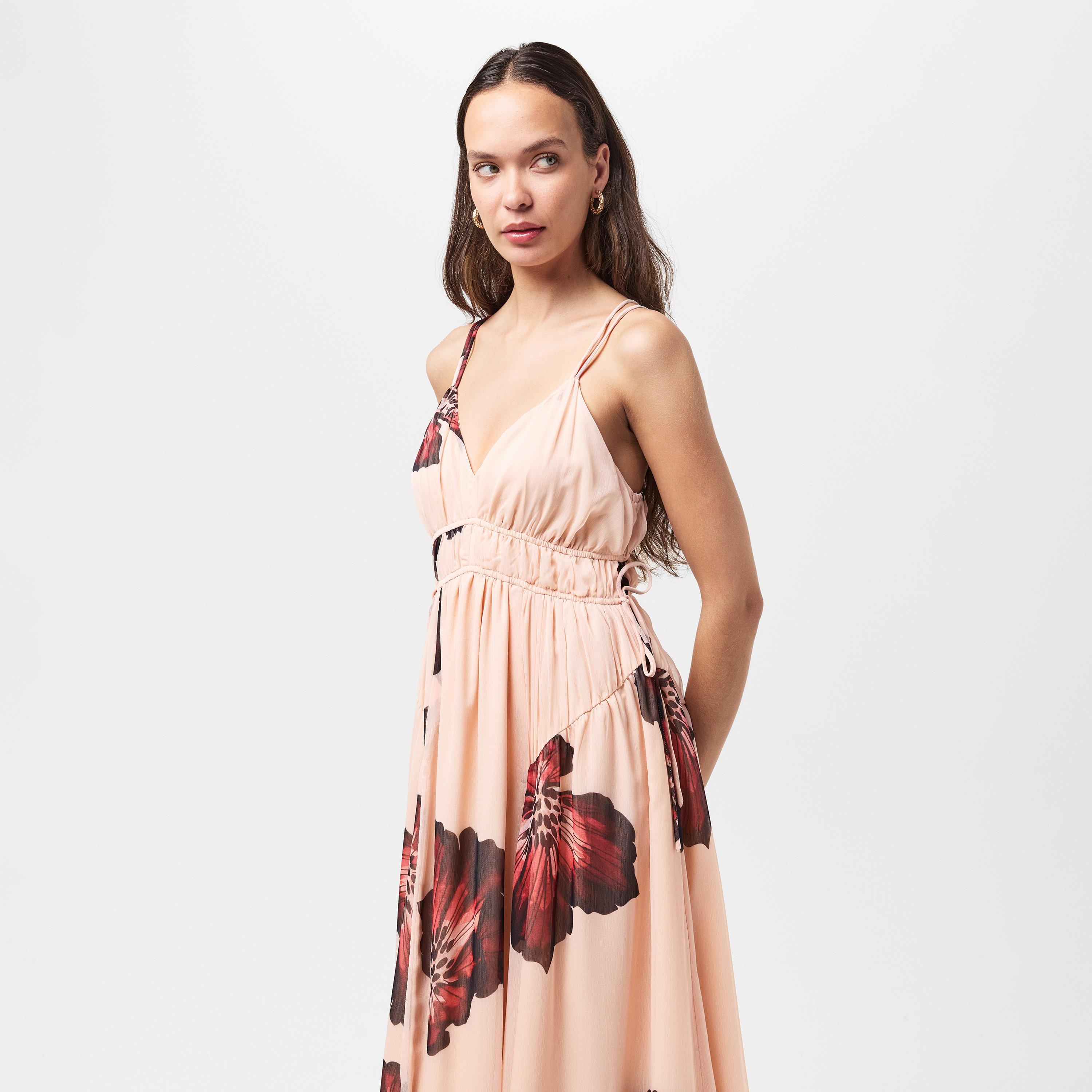 Blush Pink - French Connection - Women's Hallie Maxi Dress - 3