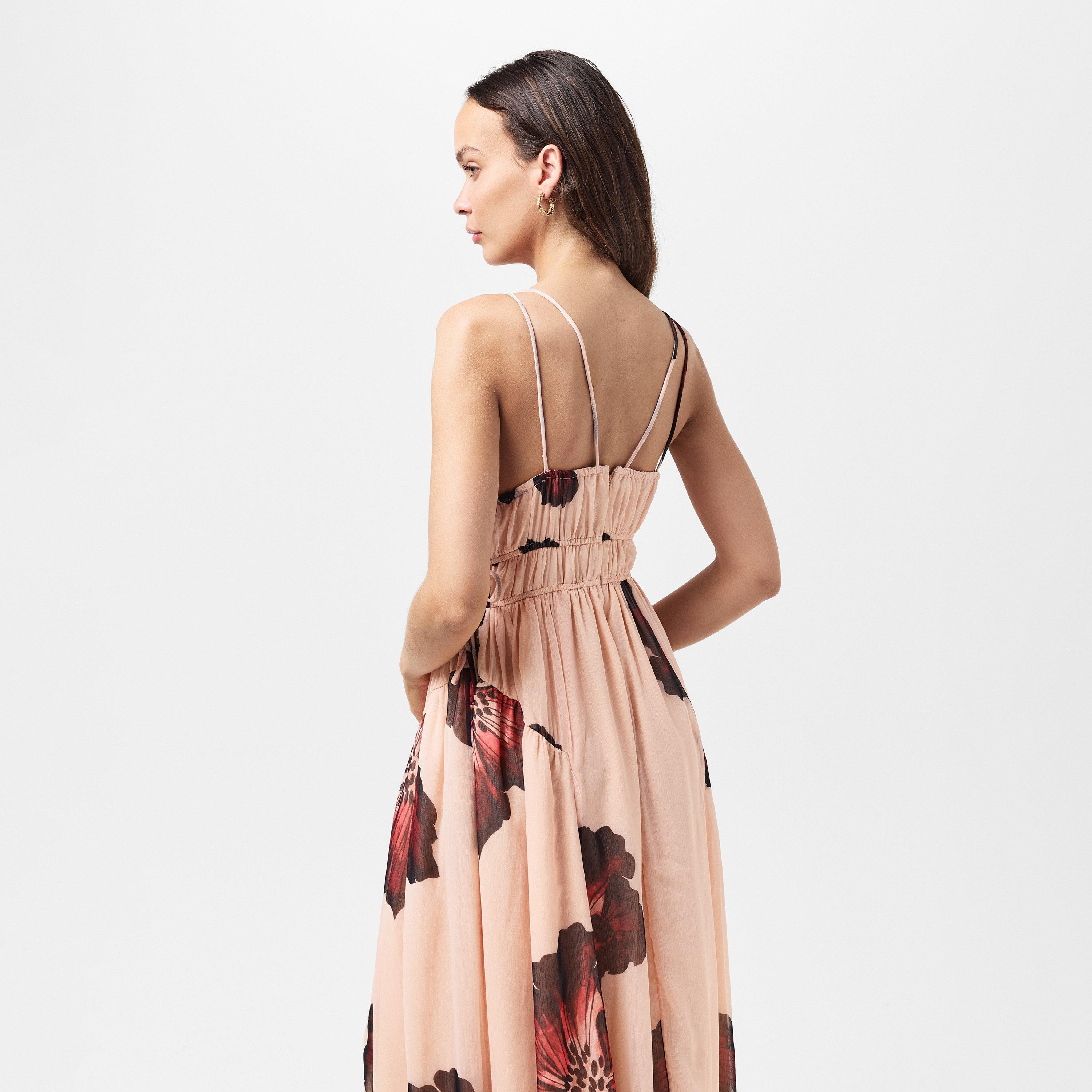 Blush Pink - French Connection - Women's Hallie Maxi Dress - 4