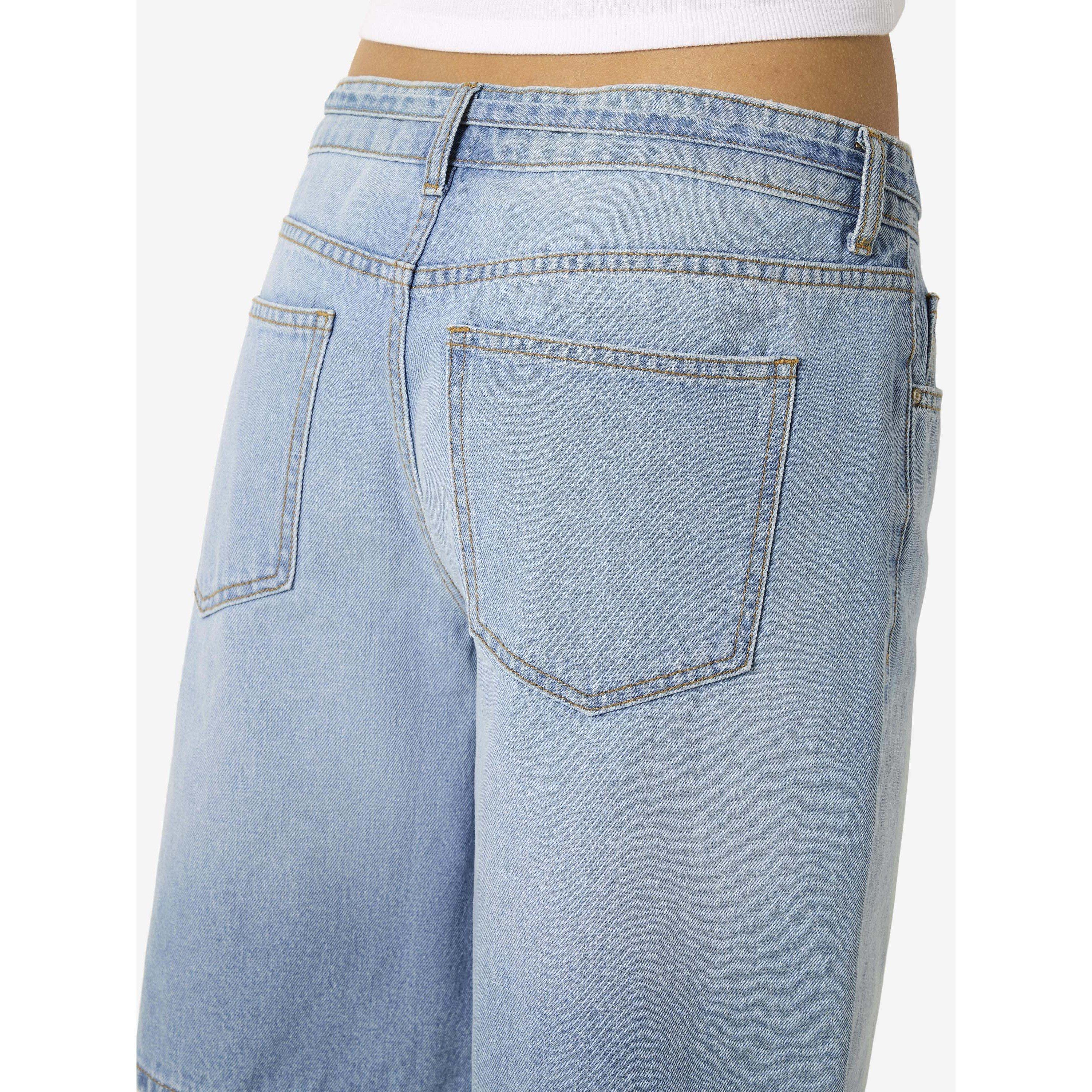 Lt Blue Denim - Noisy May - Noisy Loose Denim Sh Ld63 - 5
