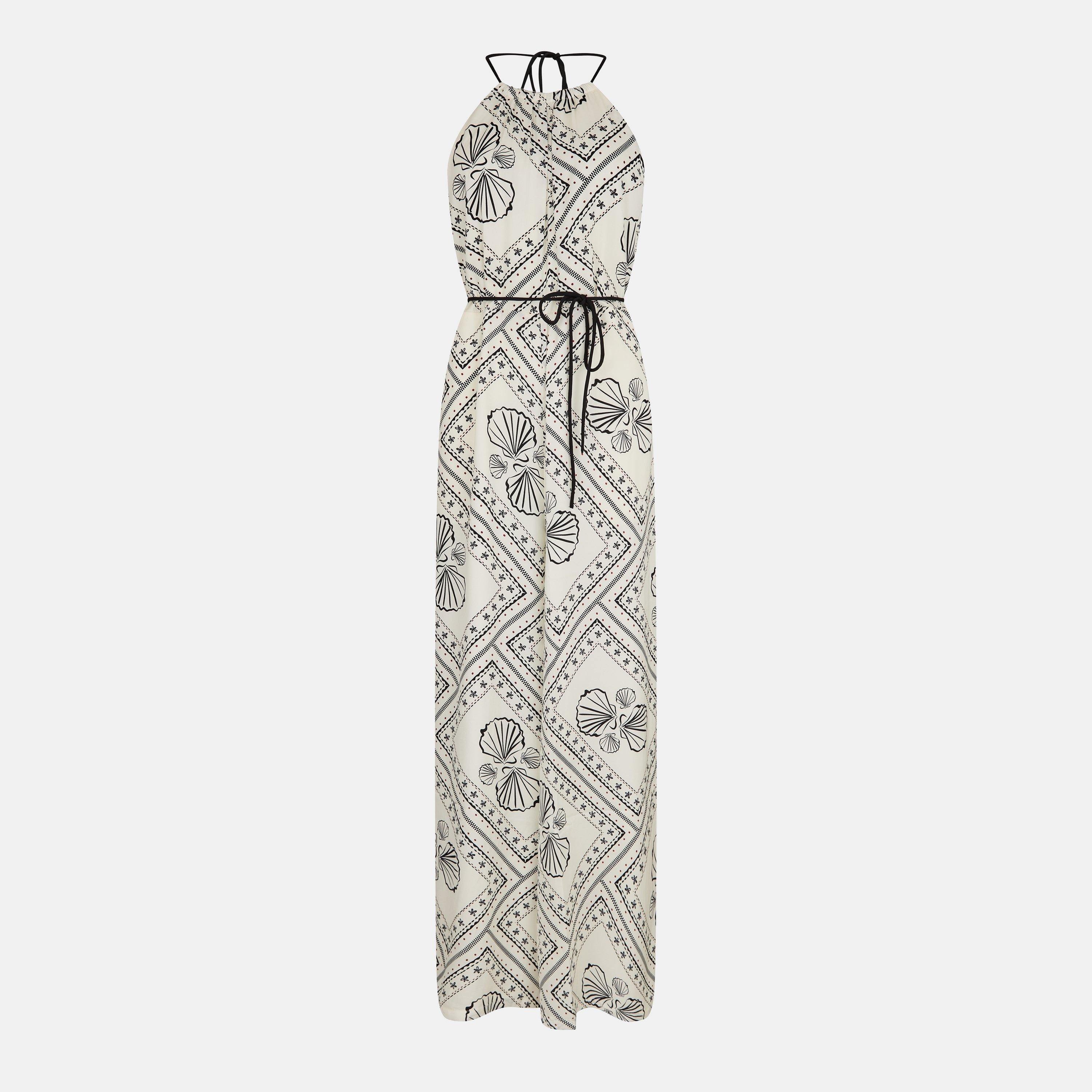 White-Black - French Connection - Women's Catherine Jumpsuit - 1