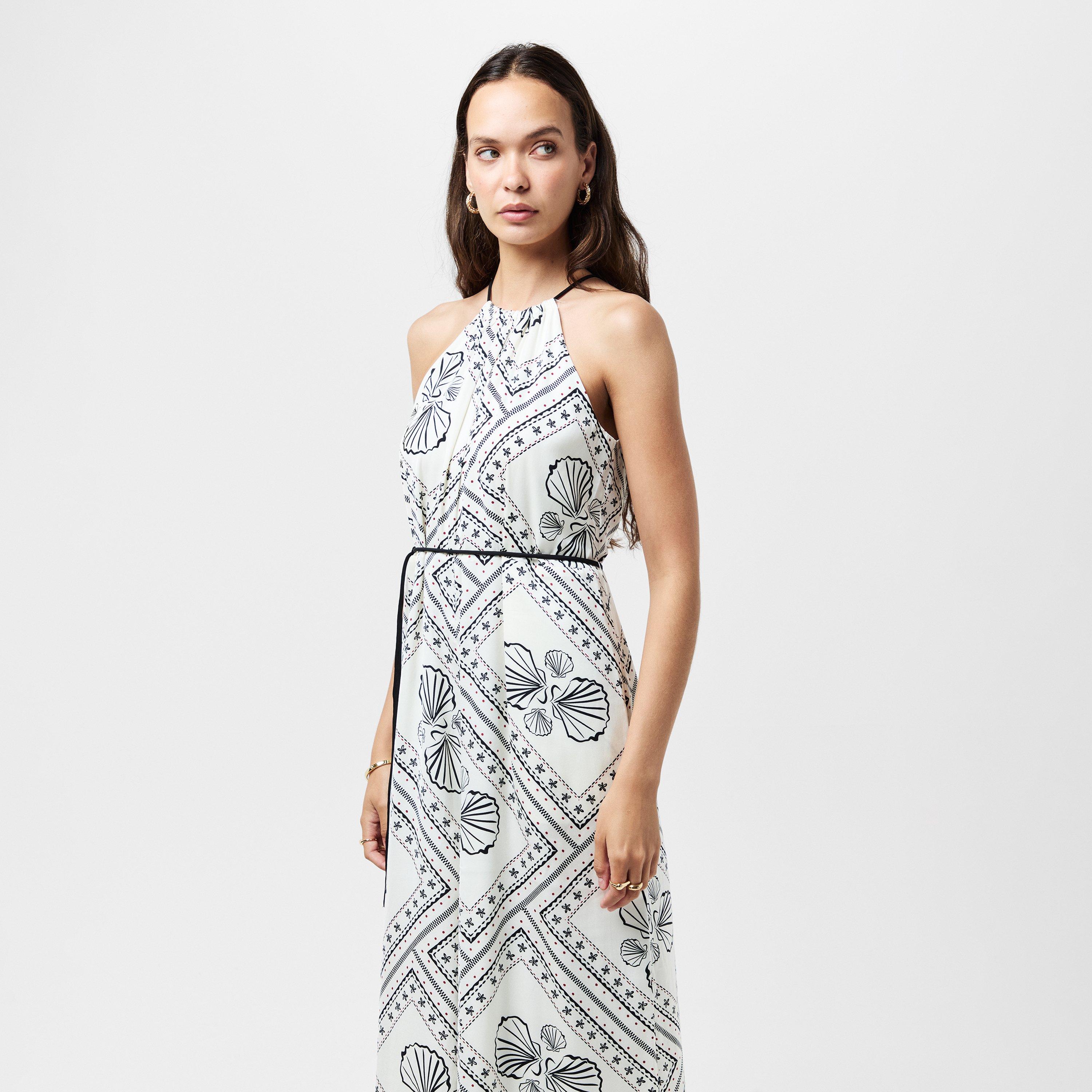 White-Black - French Connection - Women's Catherine Jumpsuit - 3