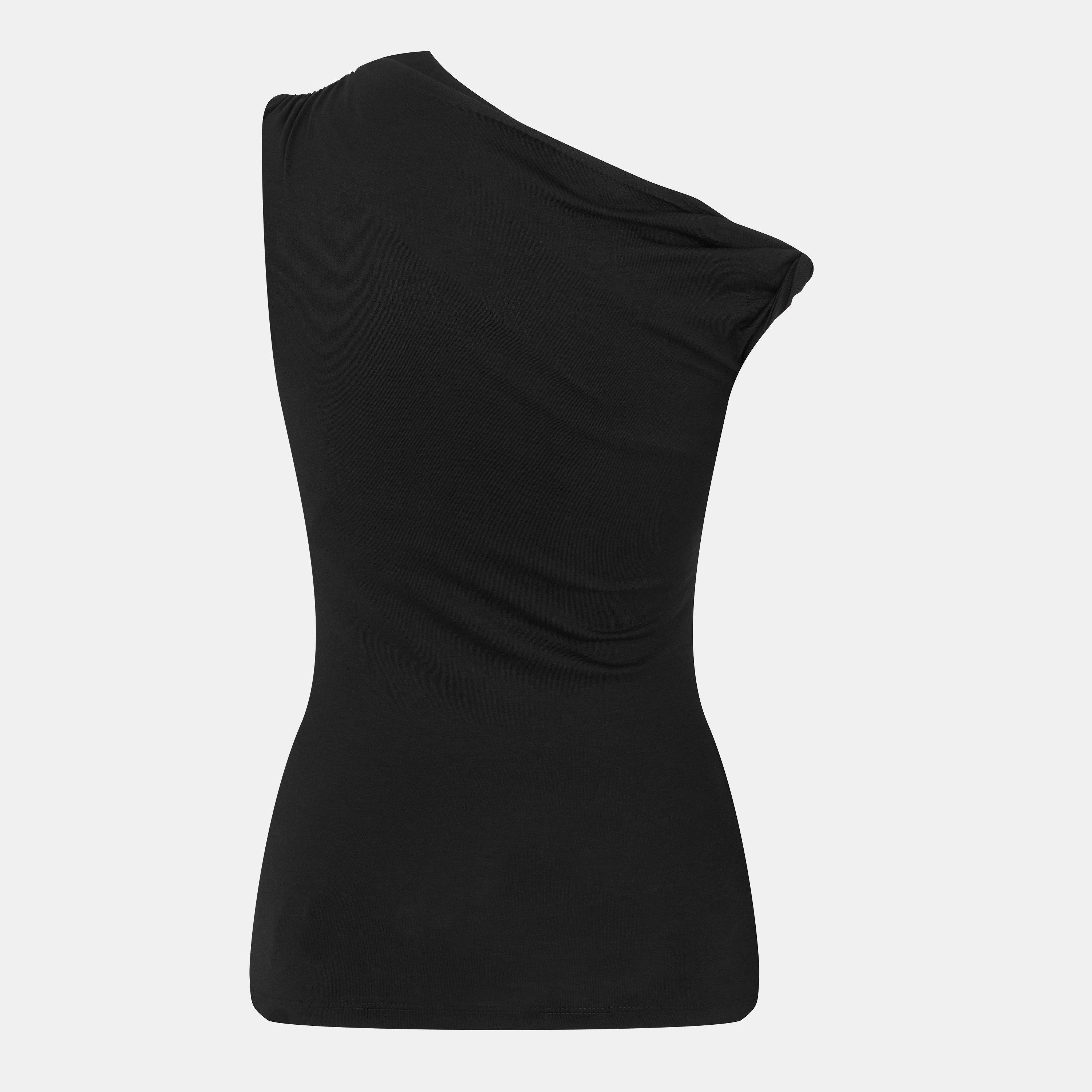 Black - French Connection - Women's Cut Out Top - 2