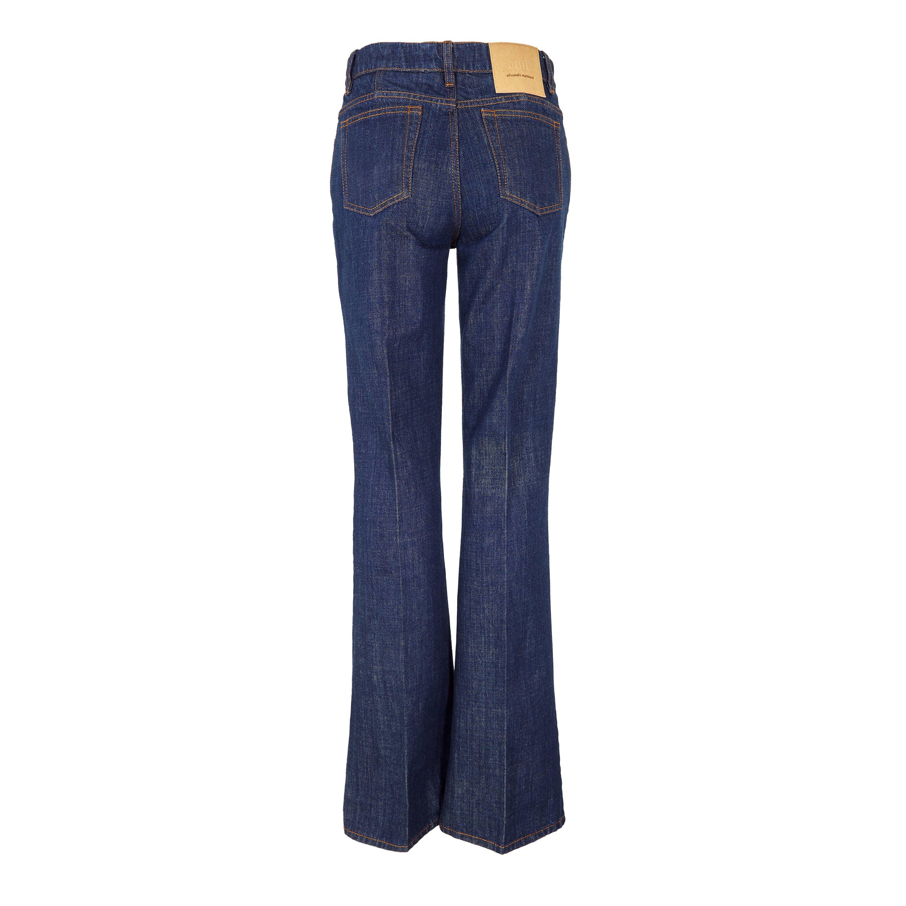 Blue - Ami Paris - Ami Bootcut Jeans Ld61 - 2