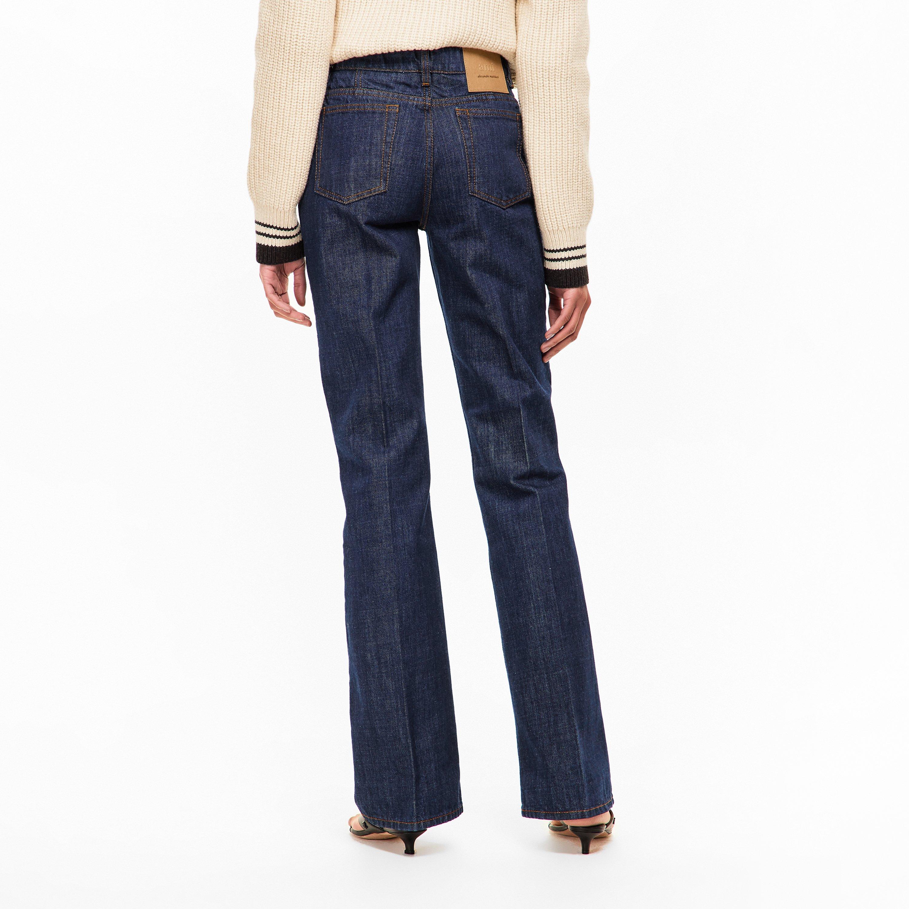 Blue - Ami Paris - Ami Bootcut Jeans Ld61 - 4