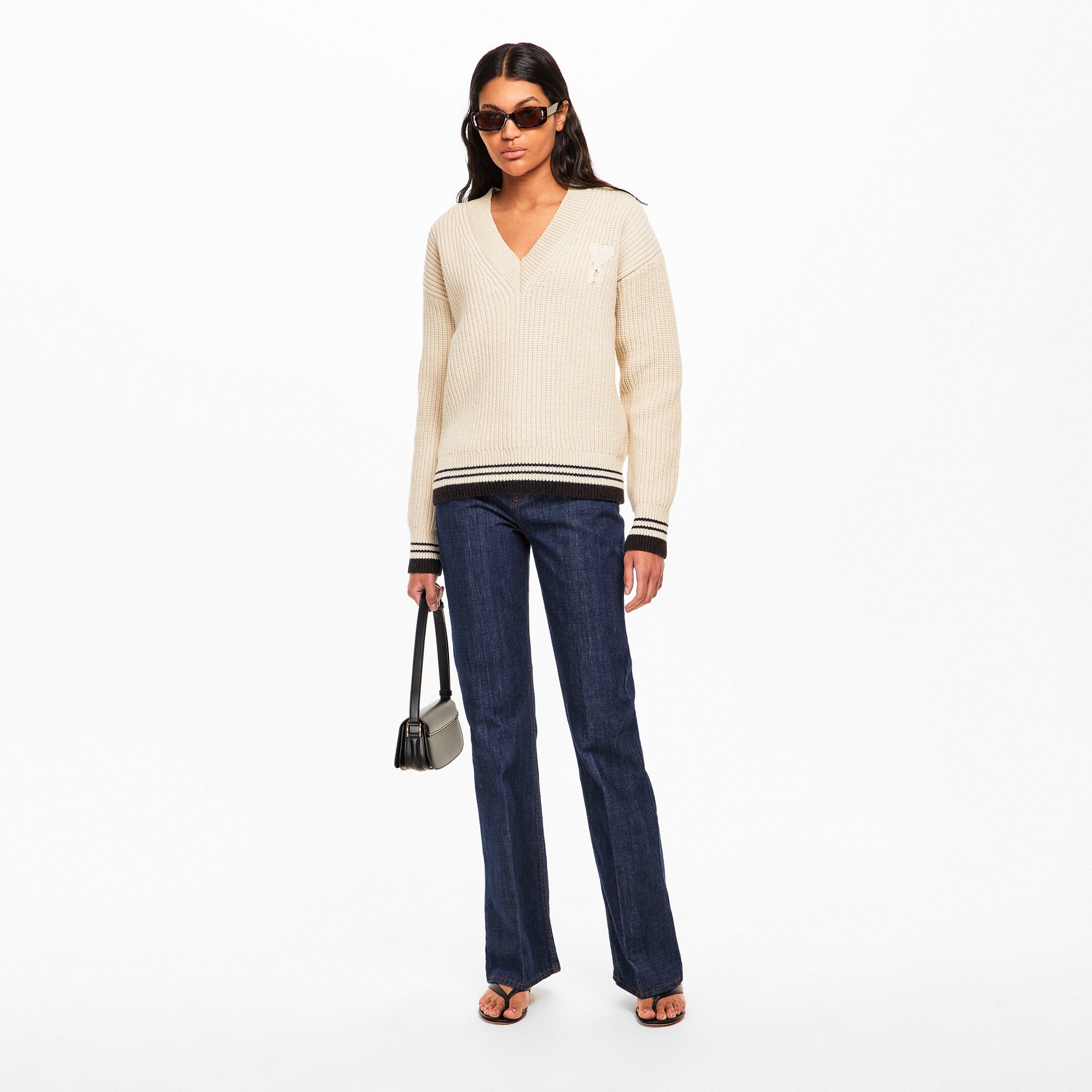 Blue - Ami Paris - Ami Bootcut Jeans Ld61 - 6