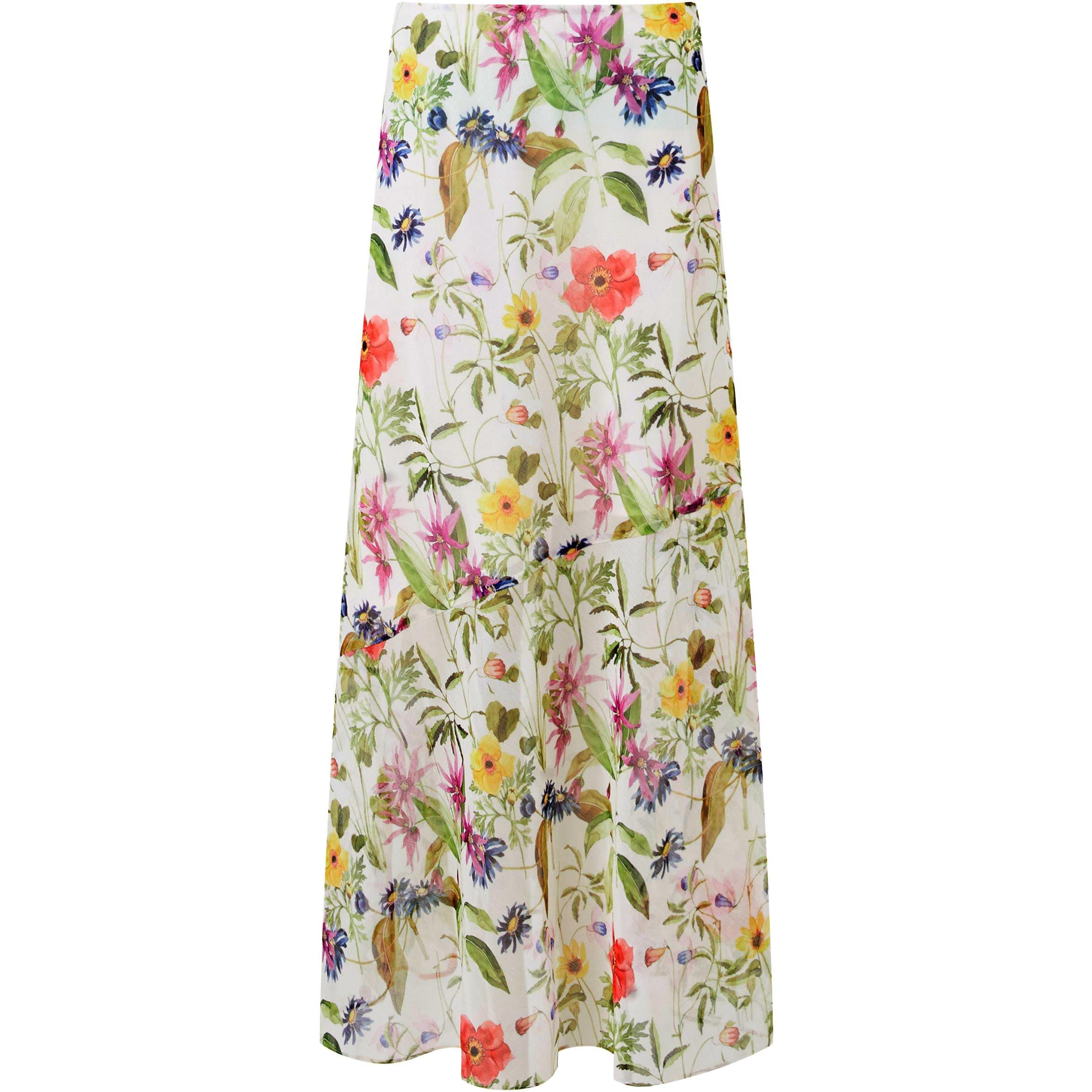 French Connection Women's Monica Maxi Skirt - White  - 8 (XS)