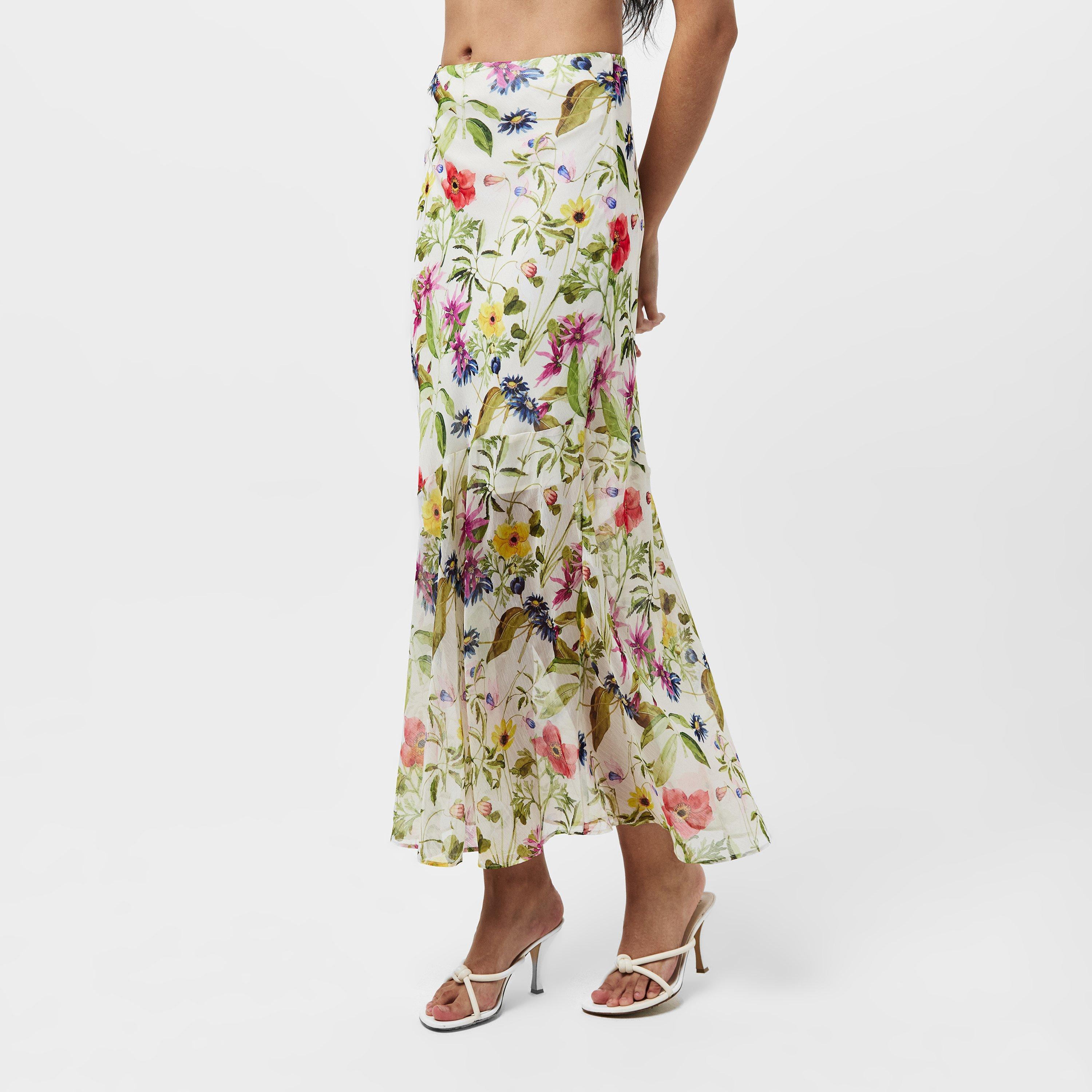 White Multi - French Connection - Women's Monica Maxi Skirt - 3