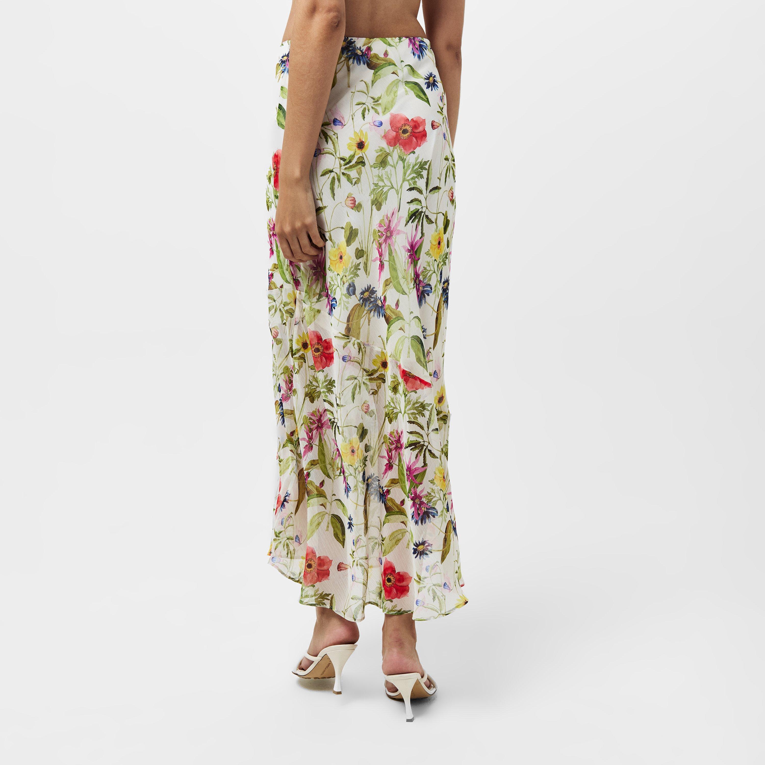 White Multi - French Connection - Women's Monica Maxi Skirt - 4