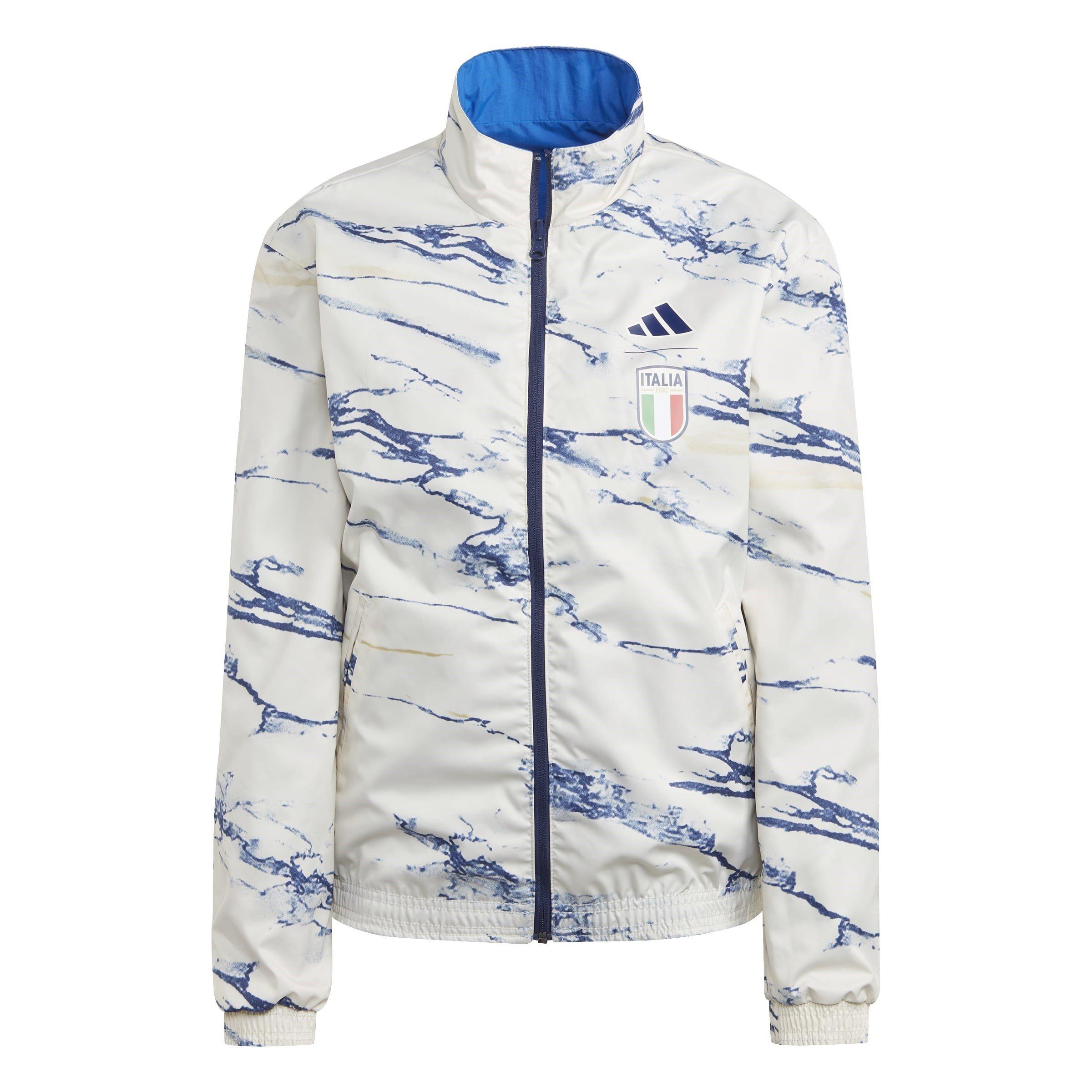 Blu - adidas - Adidas Italy Anthem Long Sleeve 2023 Anorak - 2