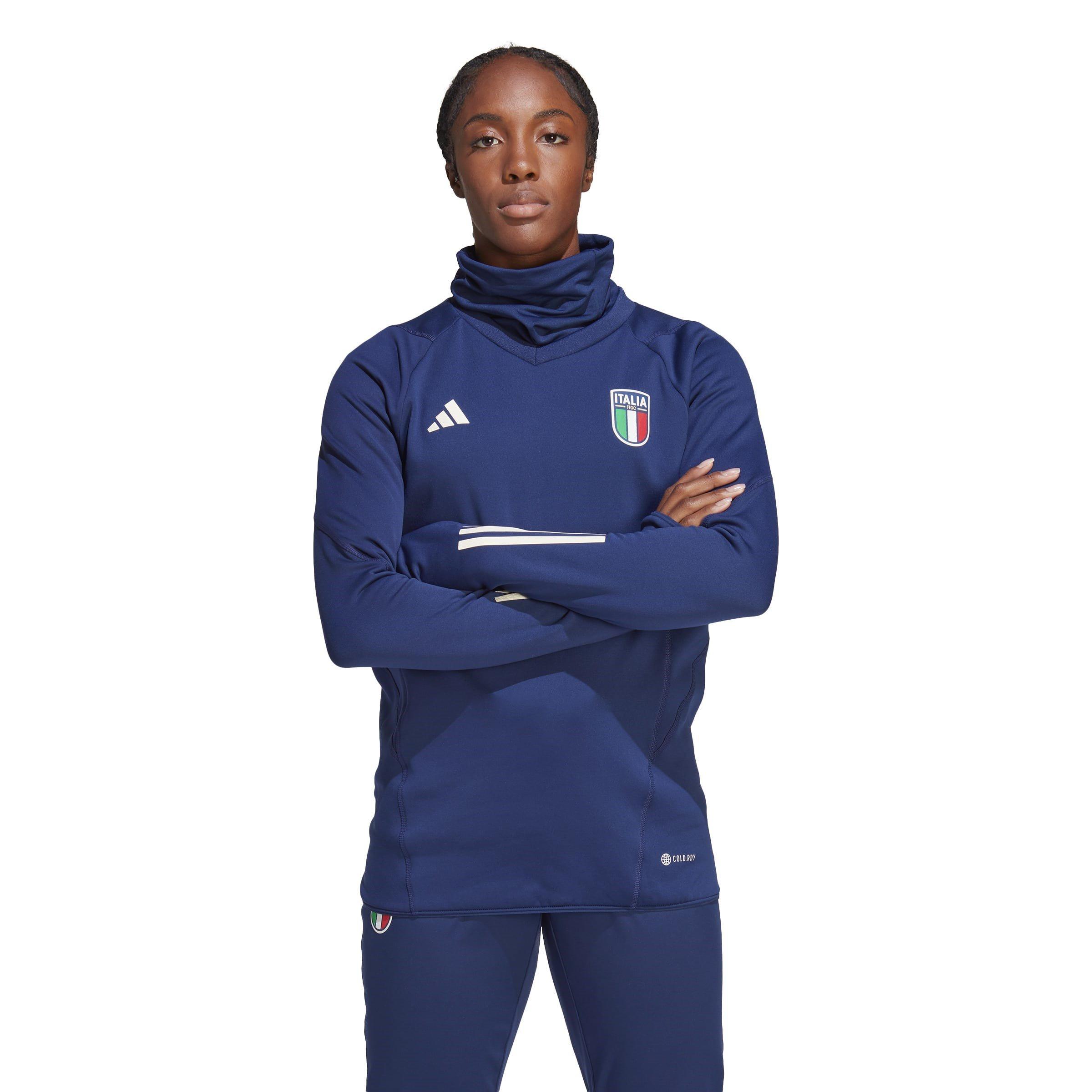 Marine - adidas - Italy Tiro 23 Pro Warm Top Womens - 2