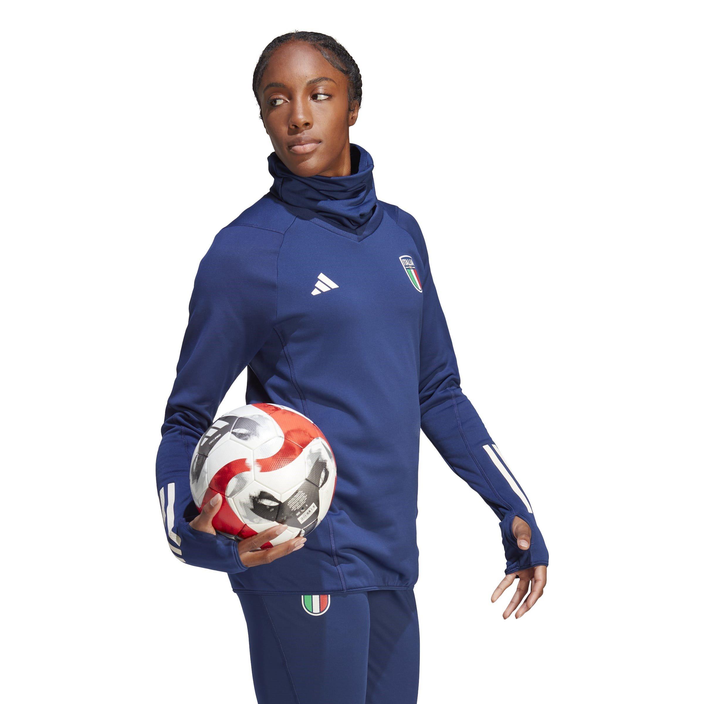 Marine - adidas - Italy Tiro 23 Pro Warm Top Womens - 4