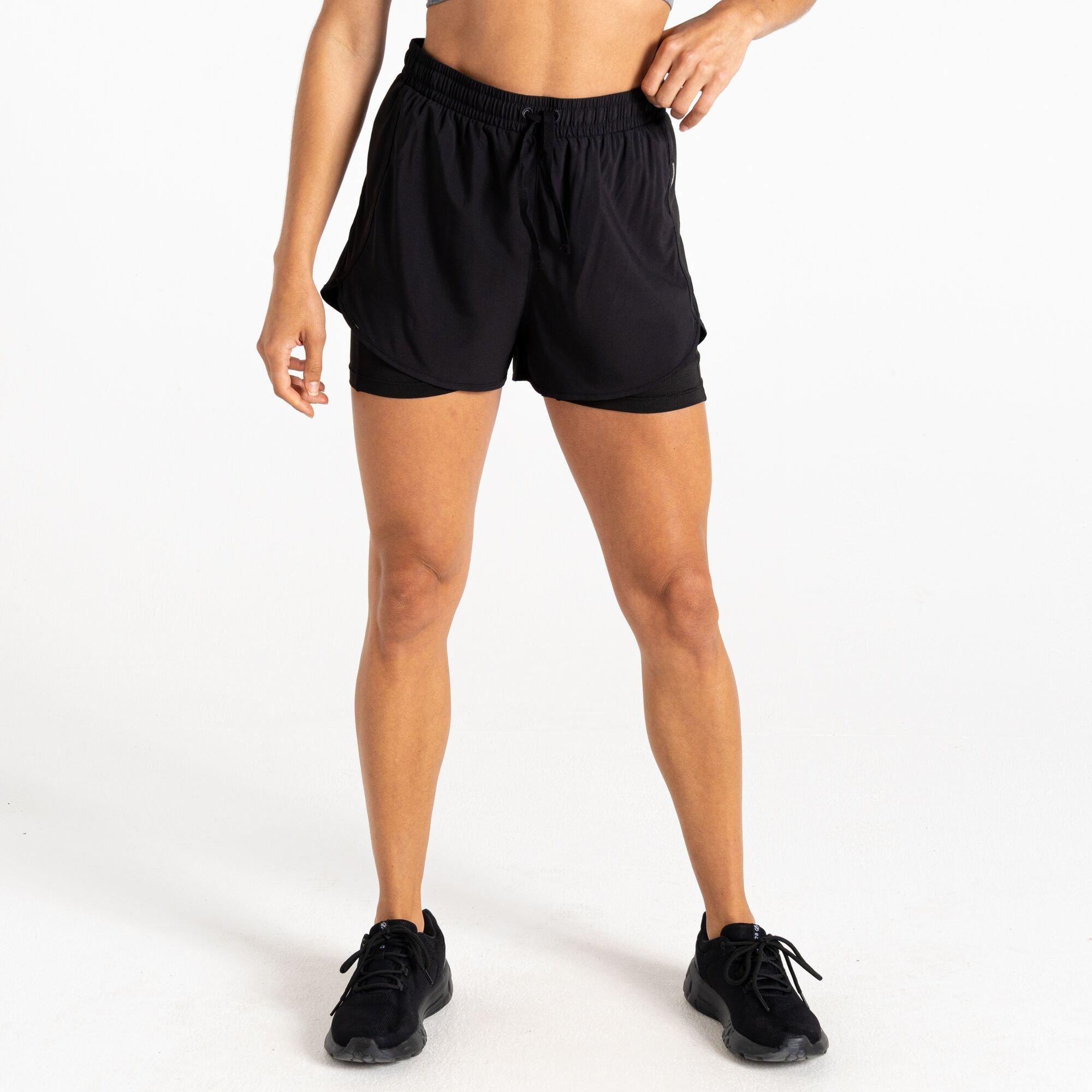 Black - Dare 2b - Women's Sprint Up Performance Running Shorts - 2