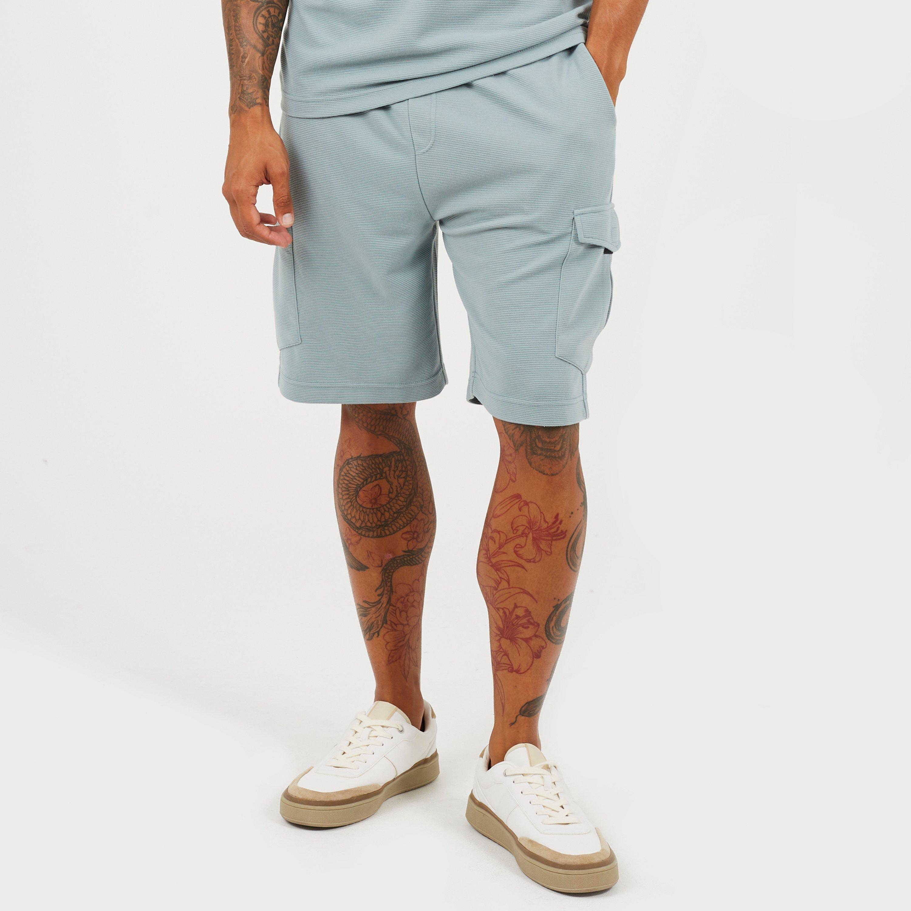 Plava boja jajeta patke - Brave Soul - BS Cargo Short Sn63 - 1