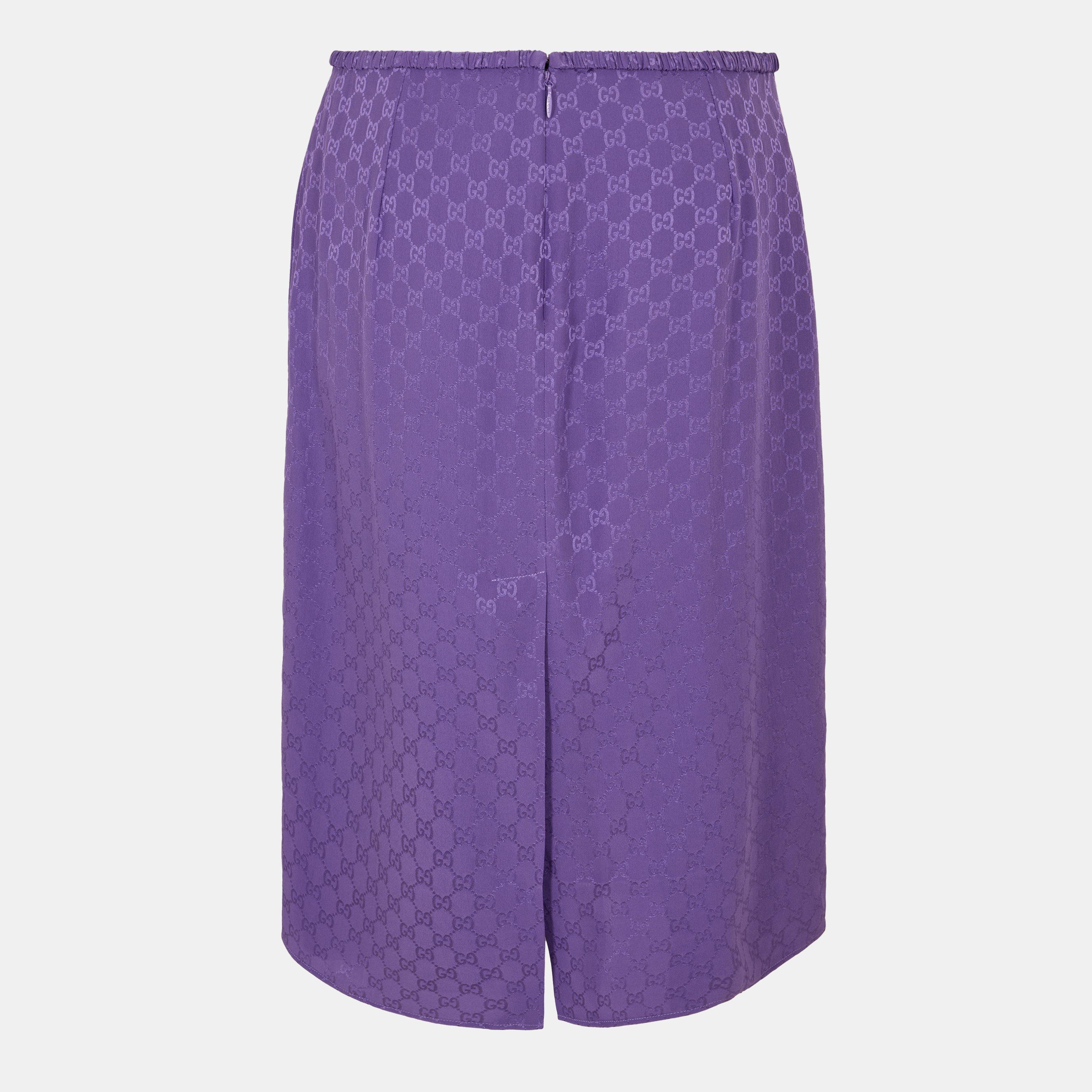 Magic Purple - Gucci - Women's Midi Skirt - 2