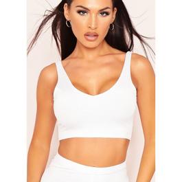 Missy Empire Plunge Crop Top