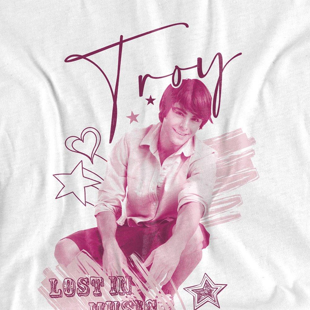 White - Disney - High School Musical Troy Oversized T Shirt White - 2