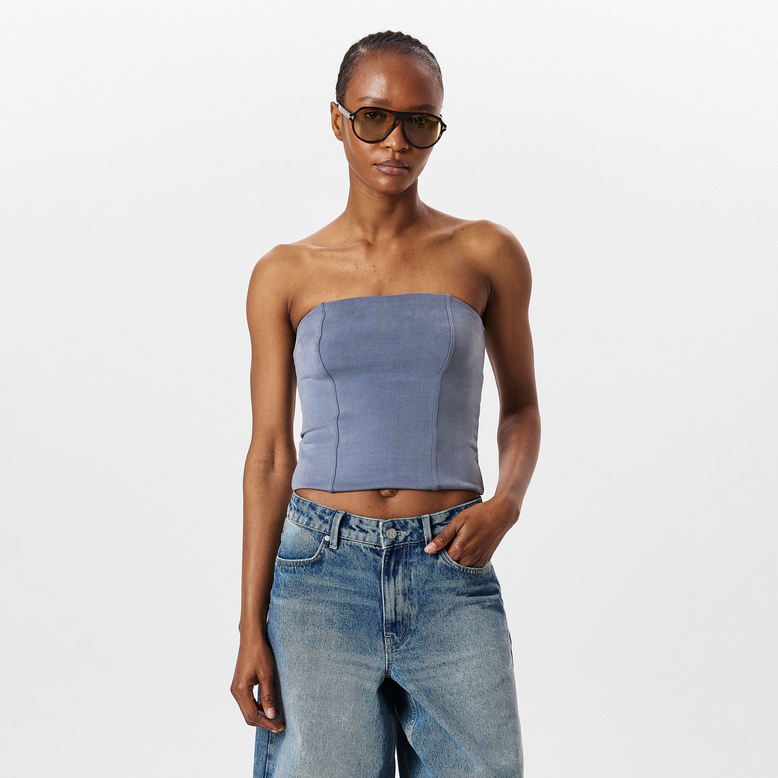 Steel Blue - Represent - Women's Swirl Dress, Bold Jacquard Pattern - 3