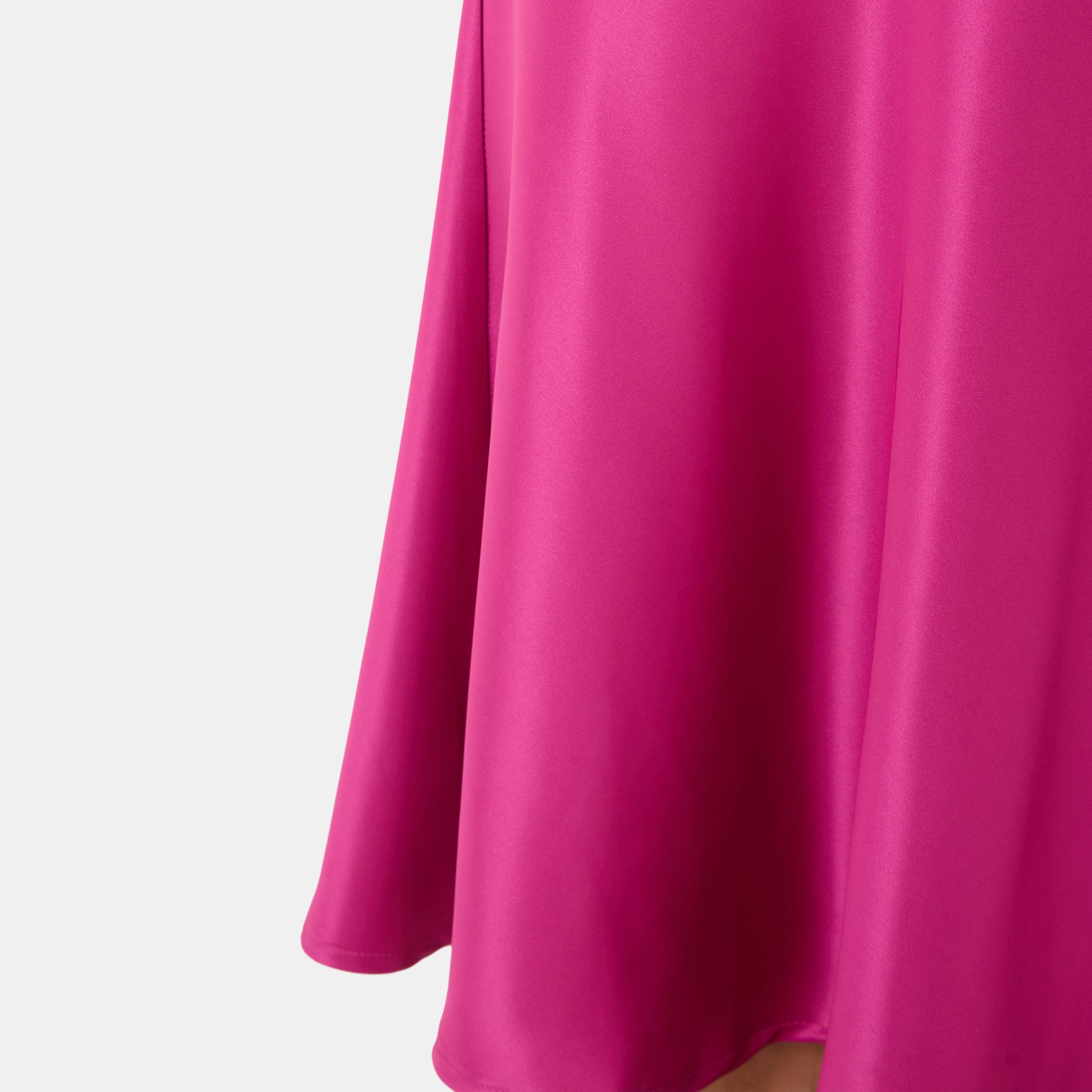 Roza - I Saw It First - Satin Bias Cut Maxi Skirt - 4