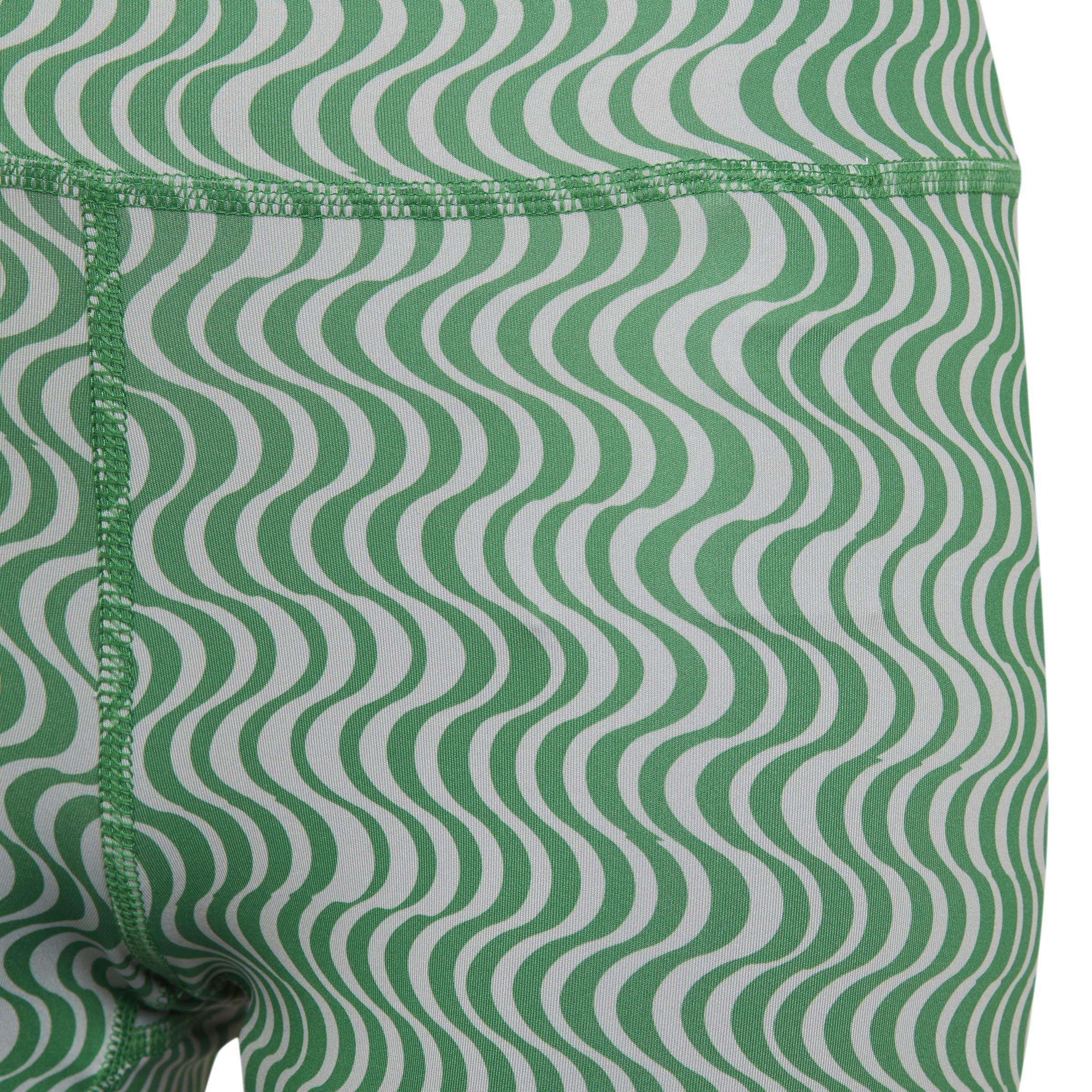 Green - adidas by Stella McCartney - Asymmetrical Print Leggings - 8