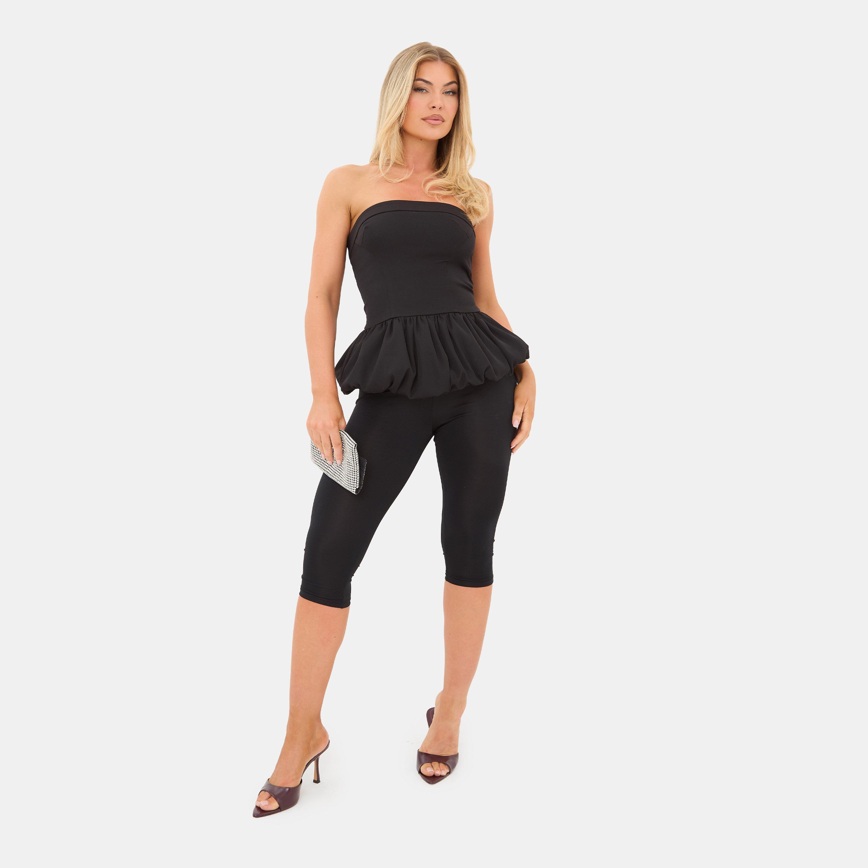 Black - I Saw It First - Bubble Hem Top - 3