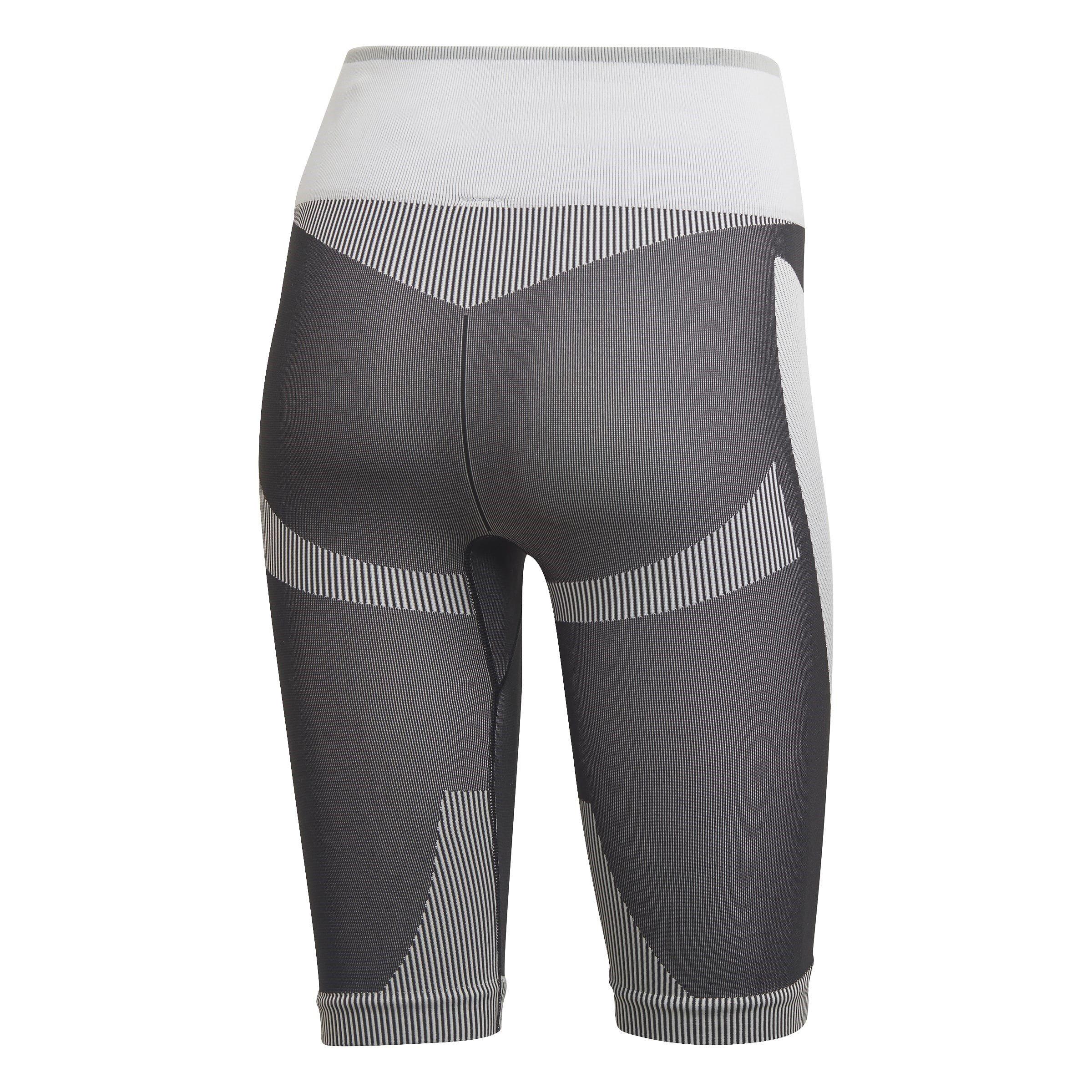 Black - adidas by Stella McCartney - Asymmetrical Cycling Leggings - 2