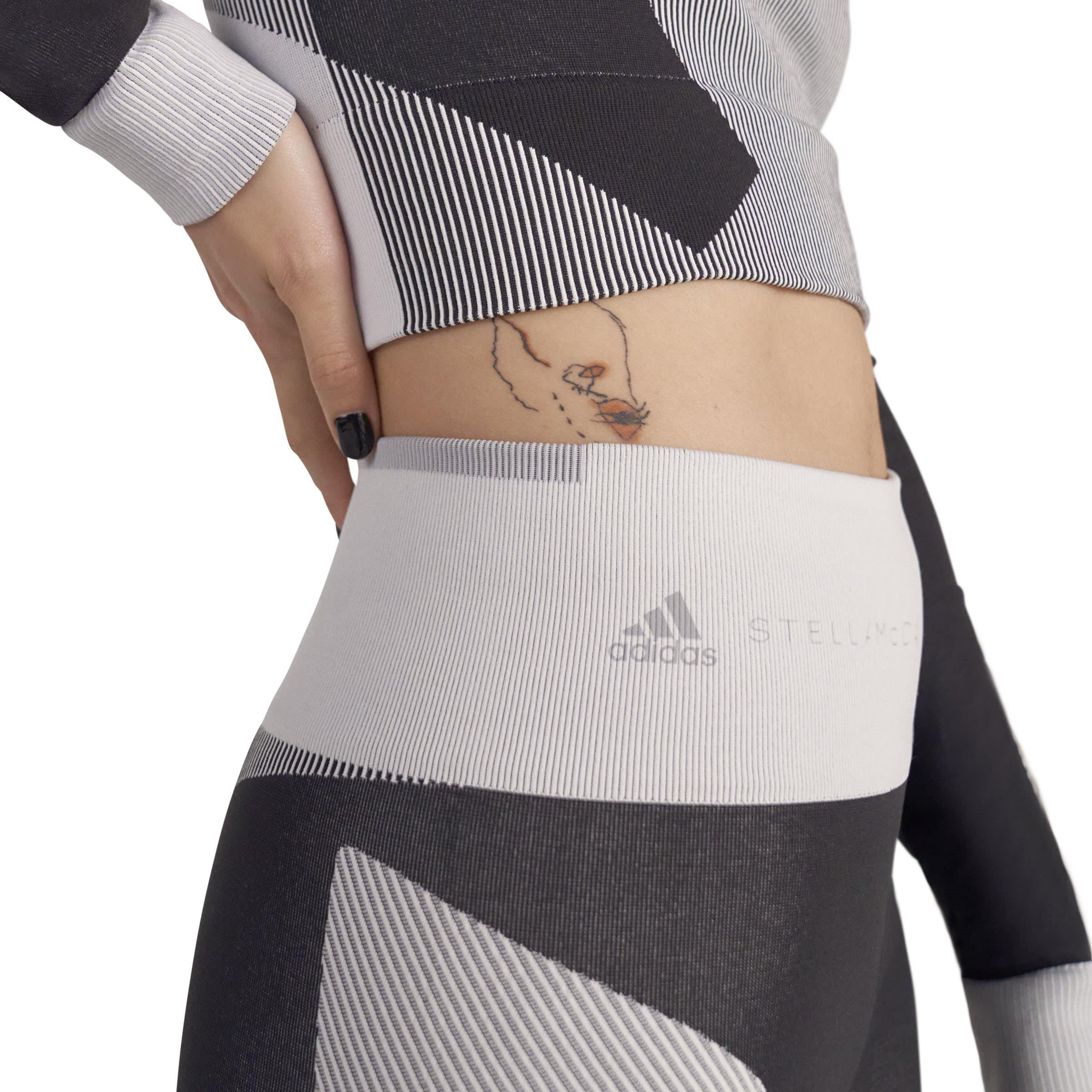 Black - adidas by Stella McCartney - Asymmetrical Cycling Leggings - 7